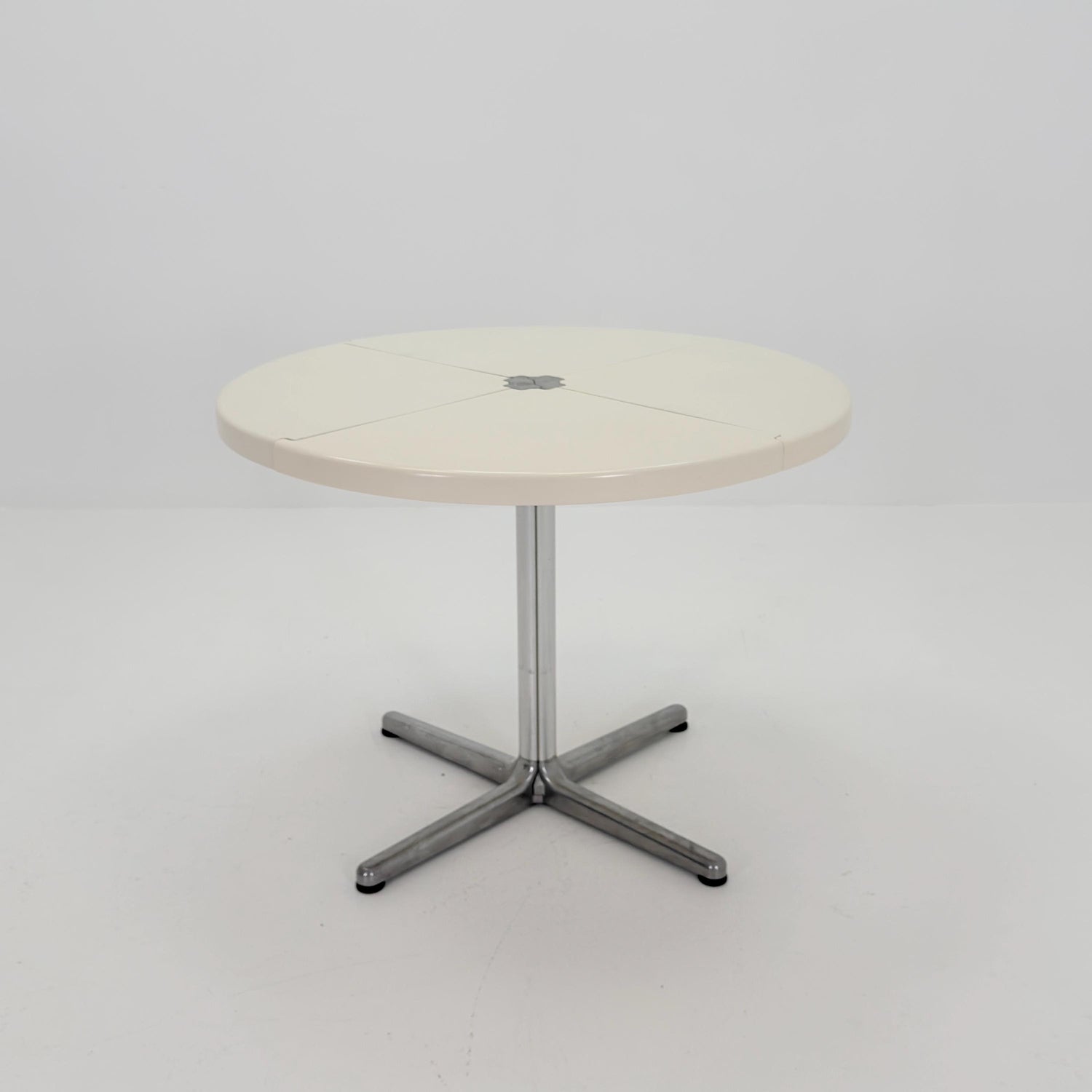 Mid century Italian Plano Folding white Table by Giancarlo Piretti, 1970s