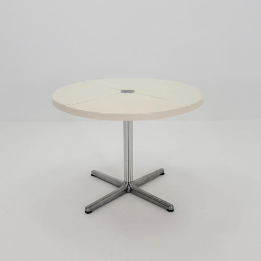 Mid century Italian Plano Folding white Table by Giancarlo Piretti, 1970s