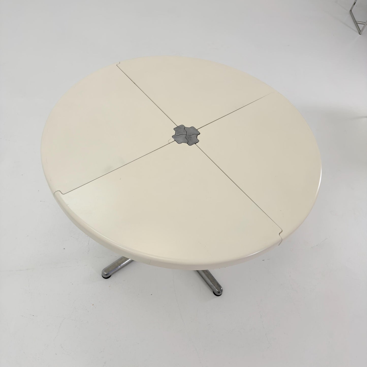 Mid century Italian Plano Folding white Table by Giancarlo Piretti, 1970s