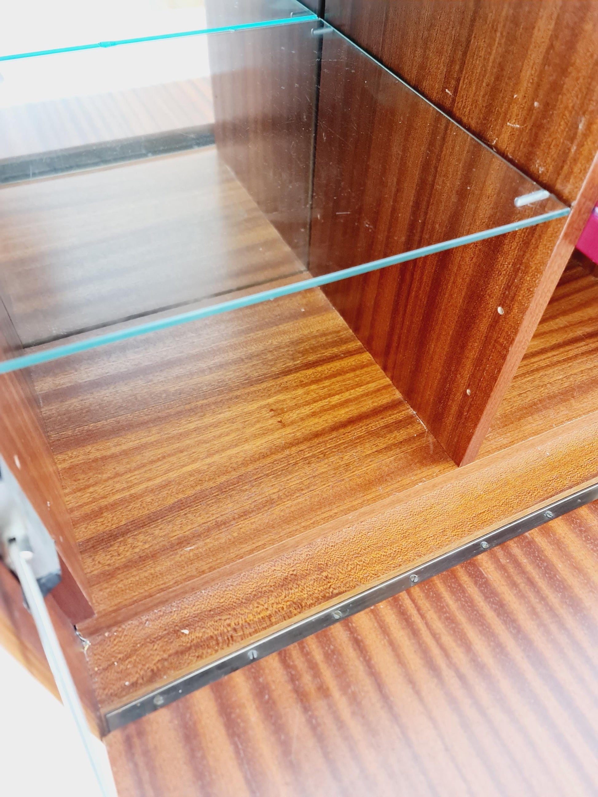Vintage German teak wall hanging /sideboard /Secretary, desk, By WK Möbel 1960s