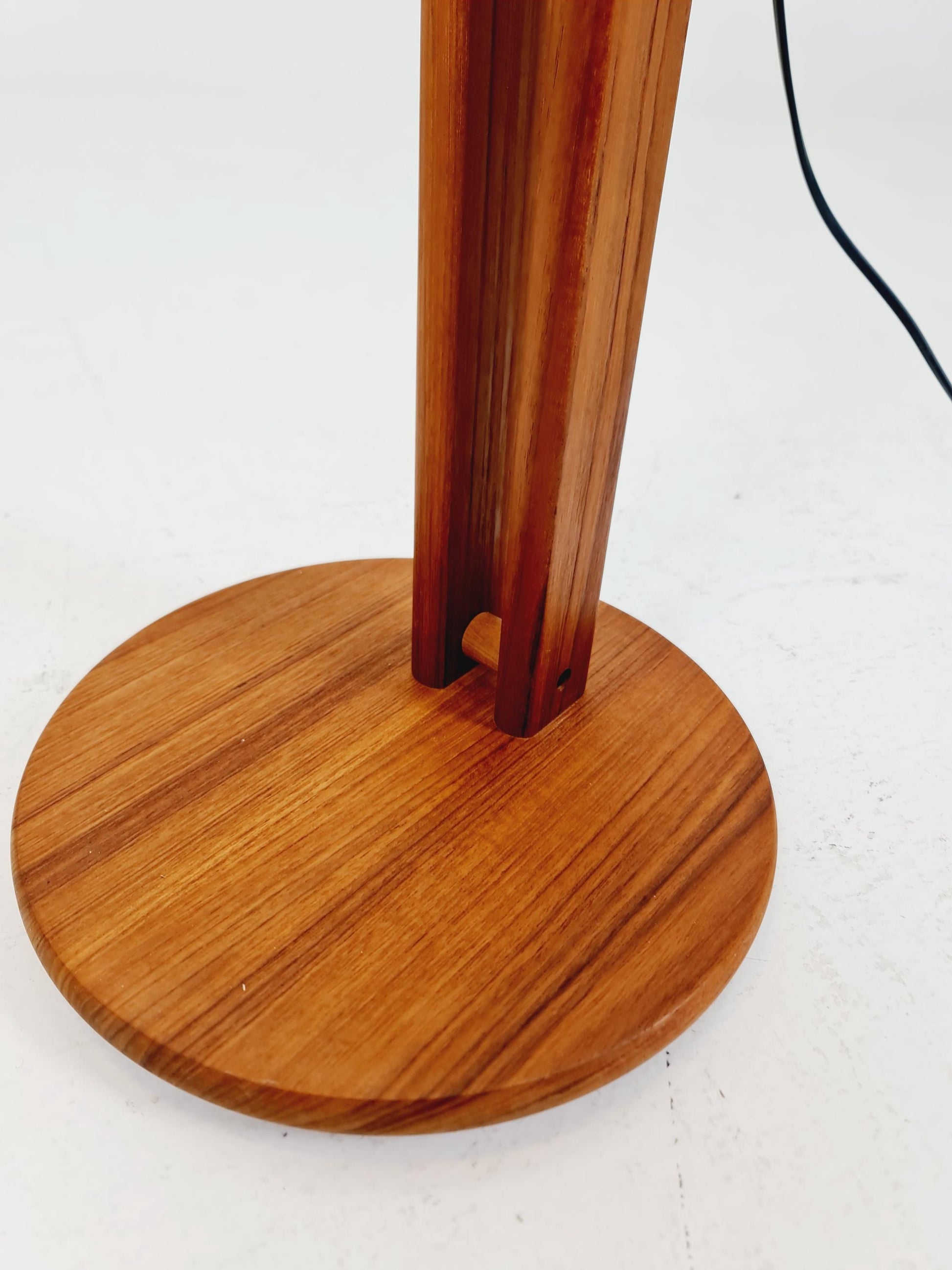 Vintage Danish Teak floor lamp by DOMUS 1970s