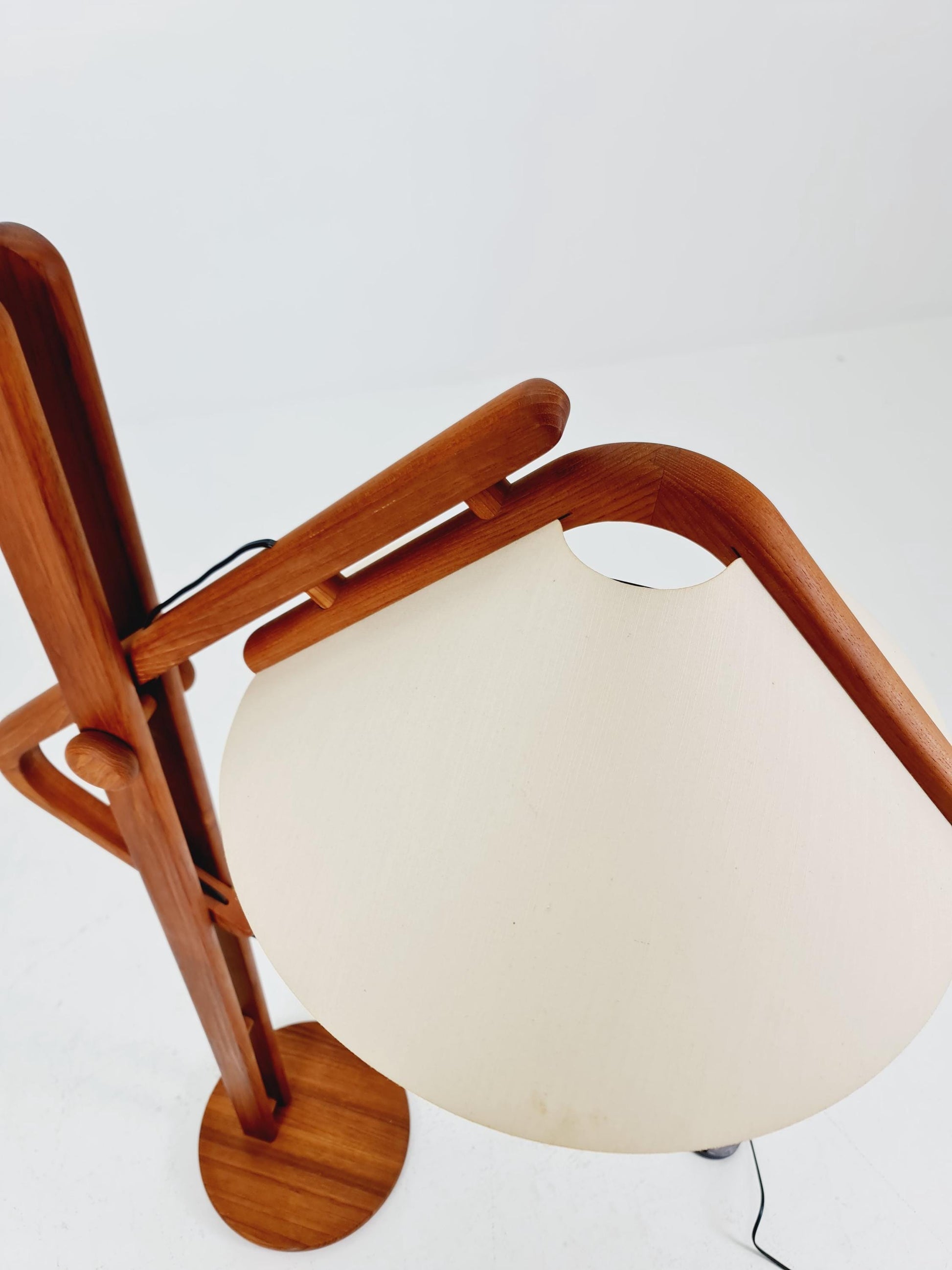 Vintage Danish Teak floor lamp by DOMUS 1970s