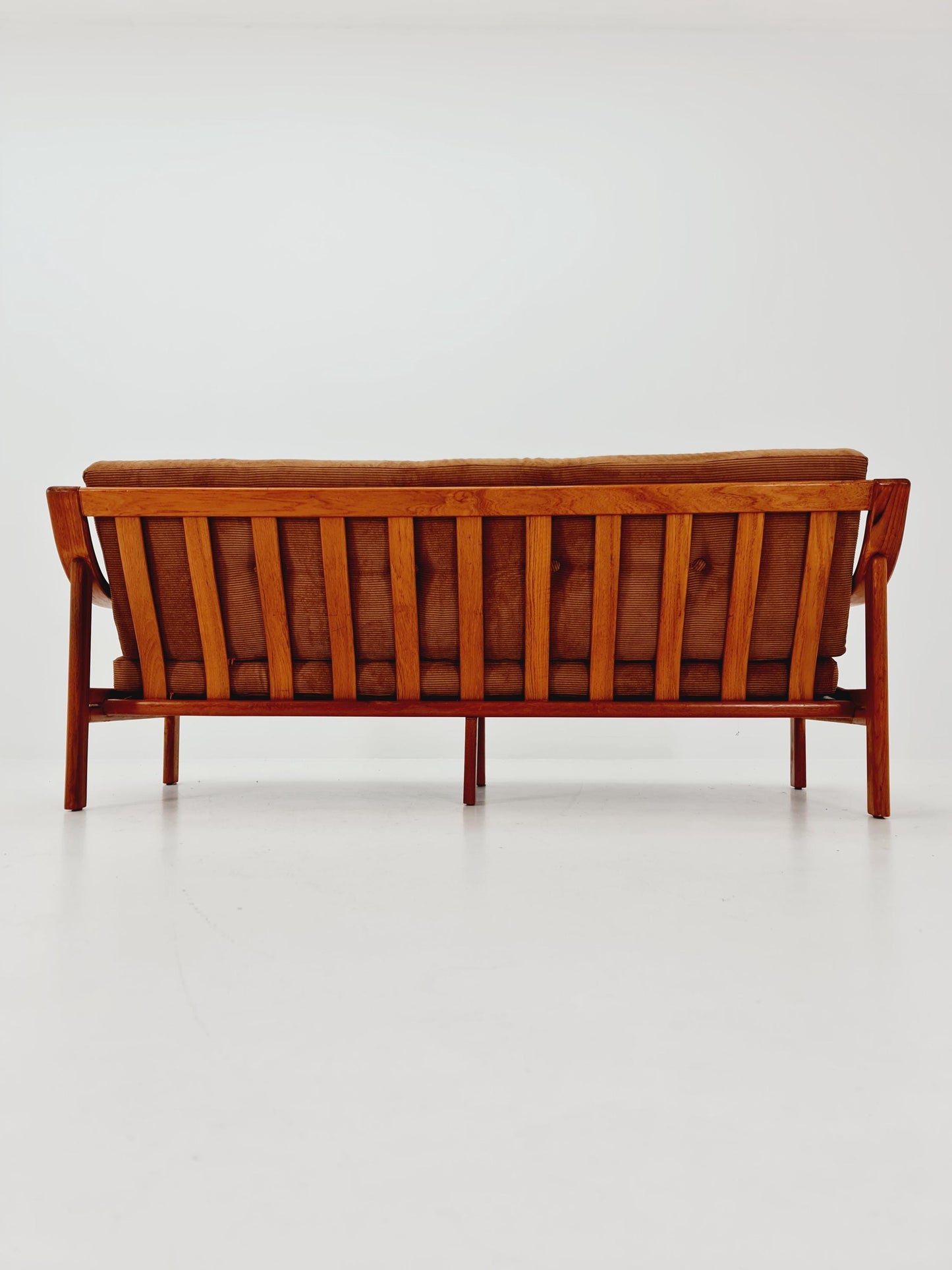 Mid-century Rare Danish teak lounge sofa 3 -Seater ,By Silkborg 1970s