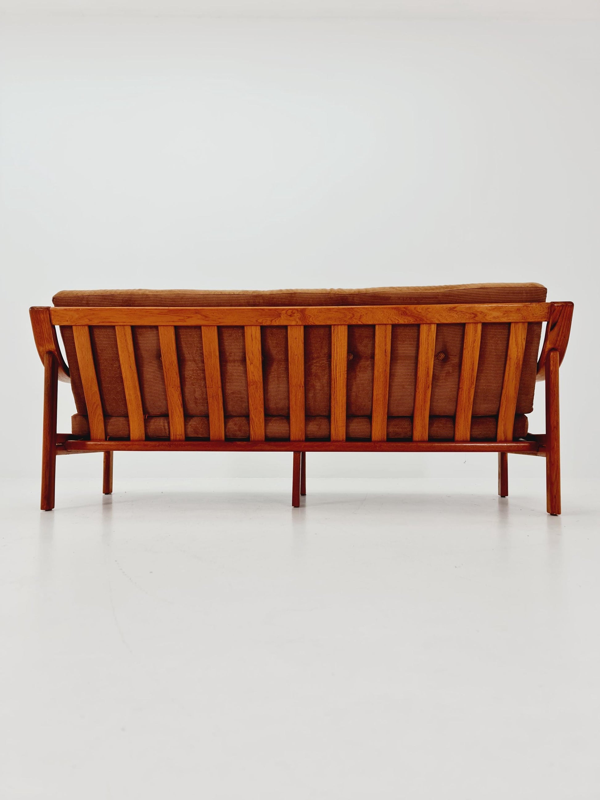 Mid-century Rare Danish teak lounge sofa 3 -Seater ,By Silkborg 1970s