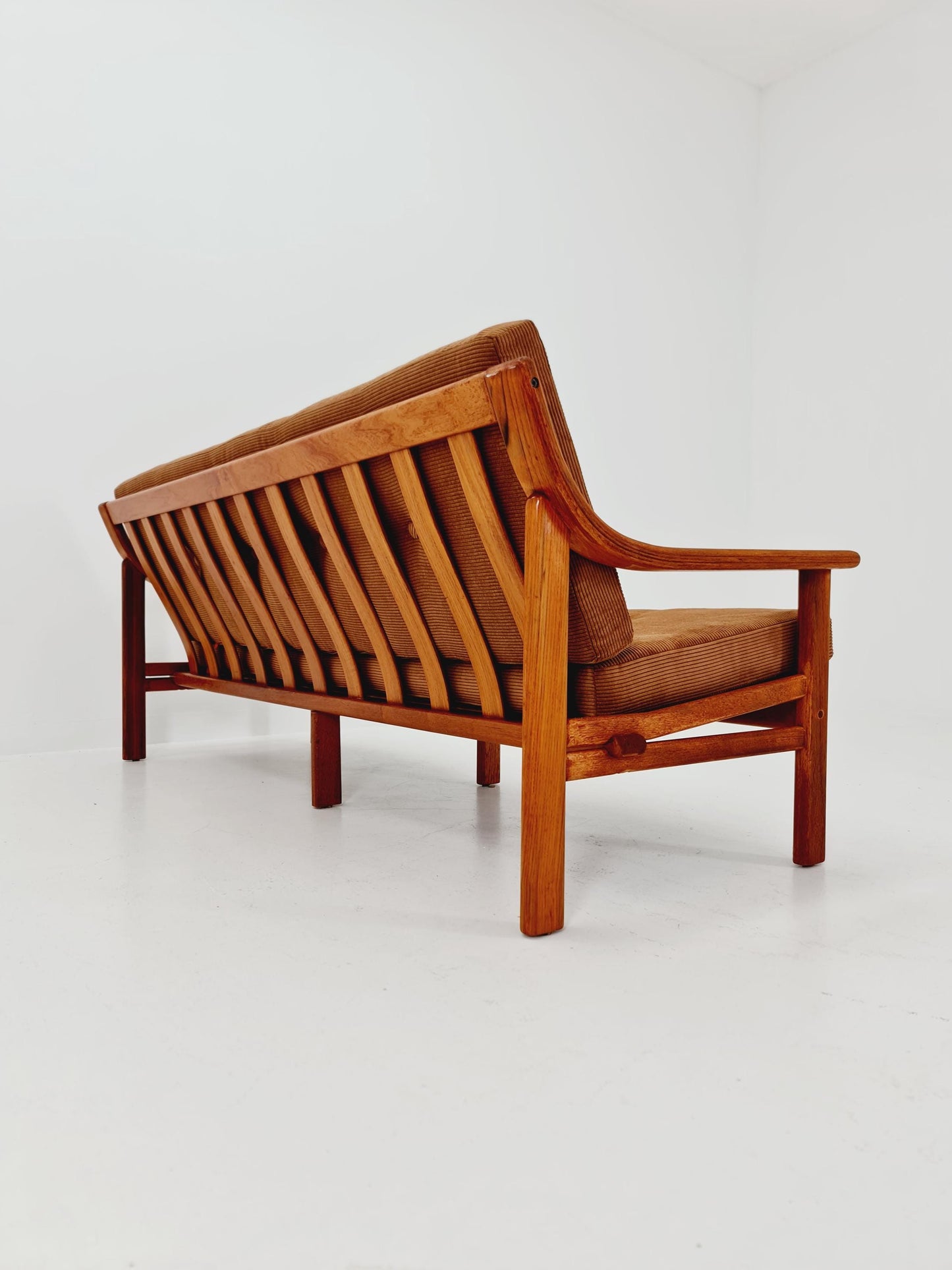 Mid-century Rare Danish teak lounge sofa 3 -Seater ,By Silkborg 1970s