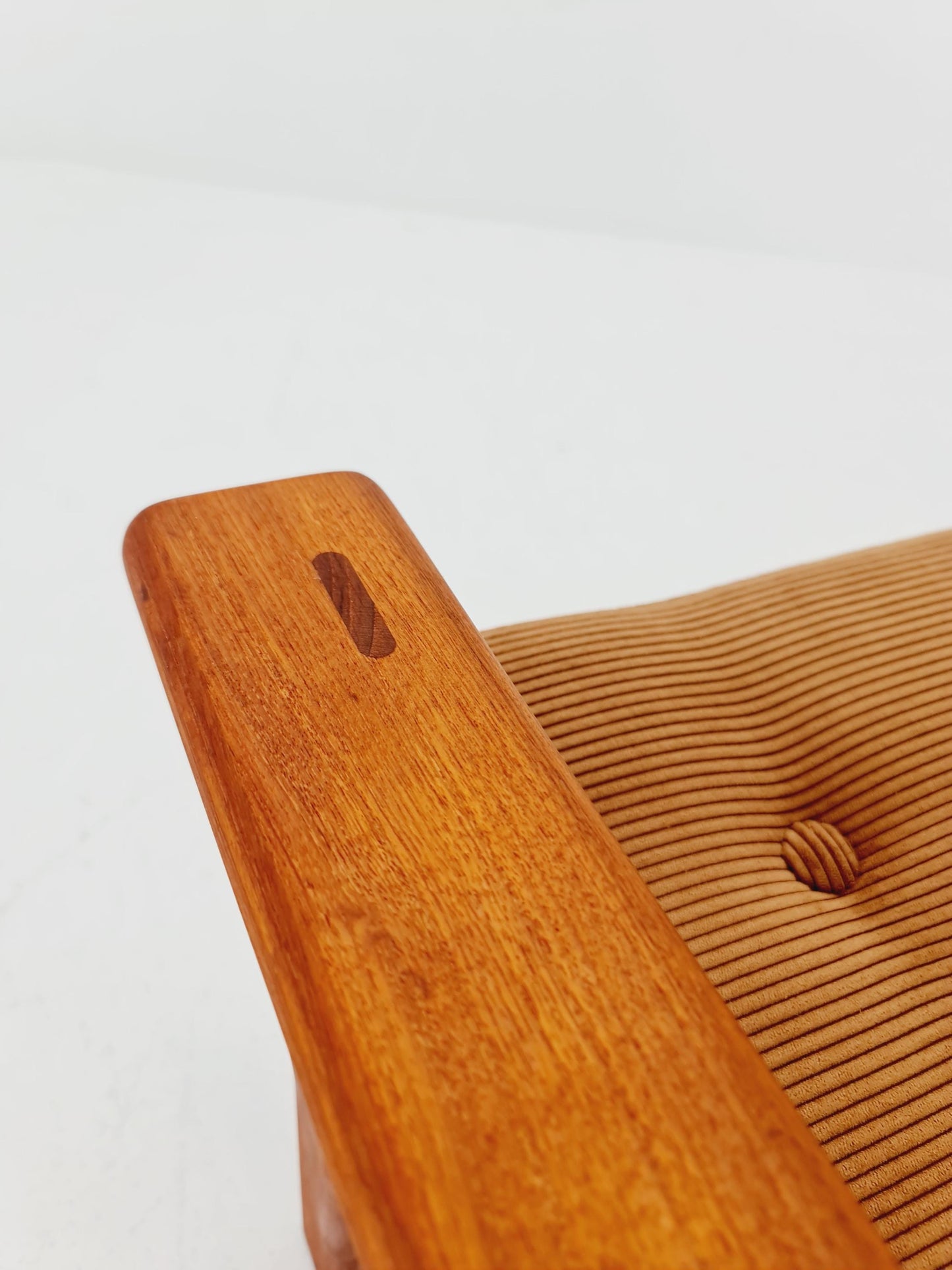 Mid-century Rare Danish teak lounge chair ,By Silkborg 1970s