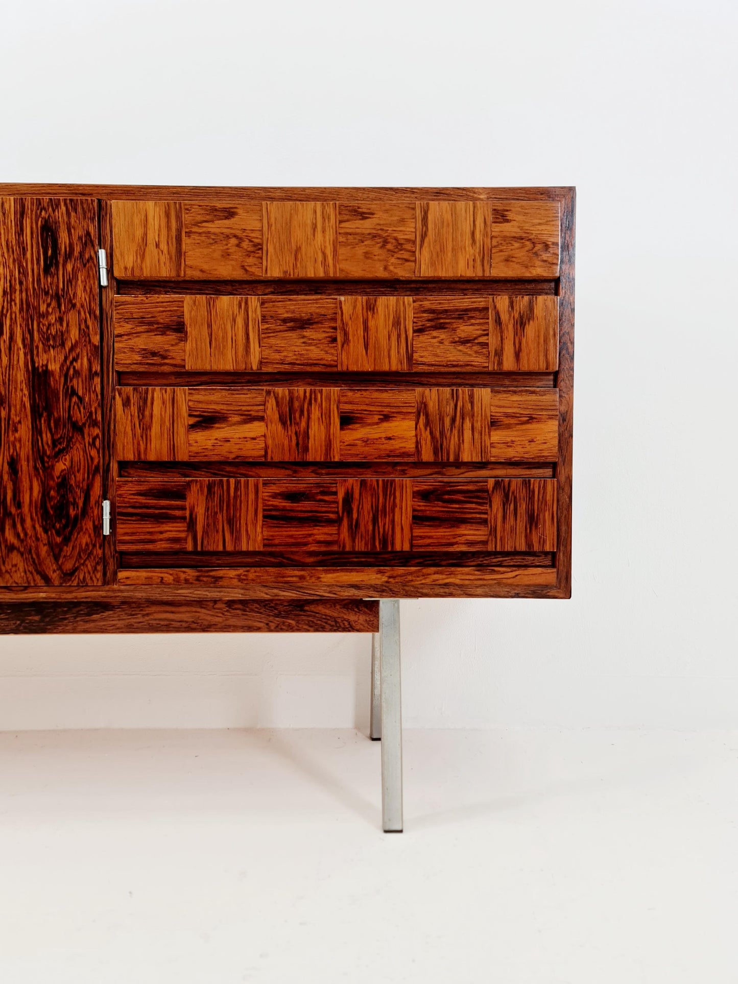Rare Mid Century Modern Rosewwod German Sideboard, 1960s