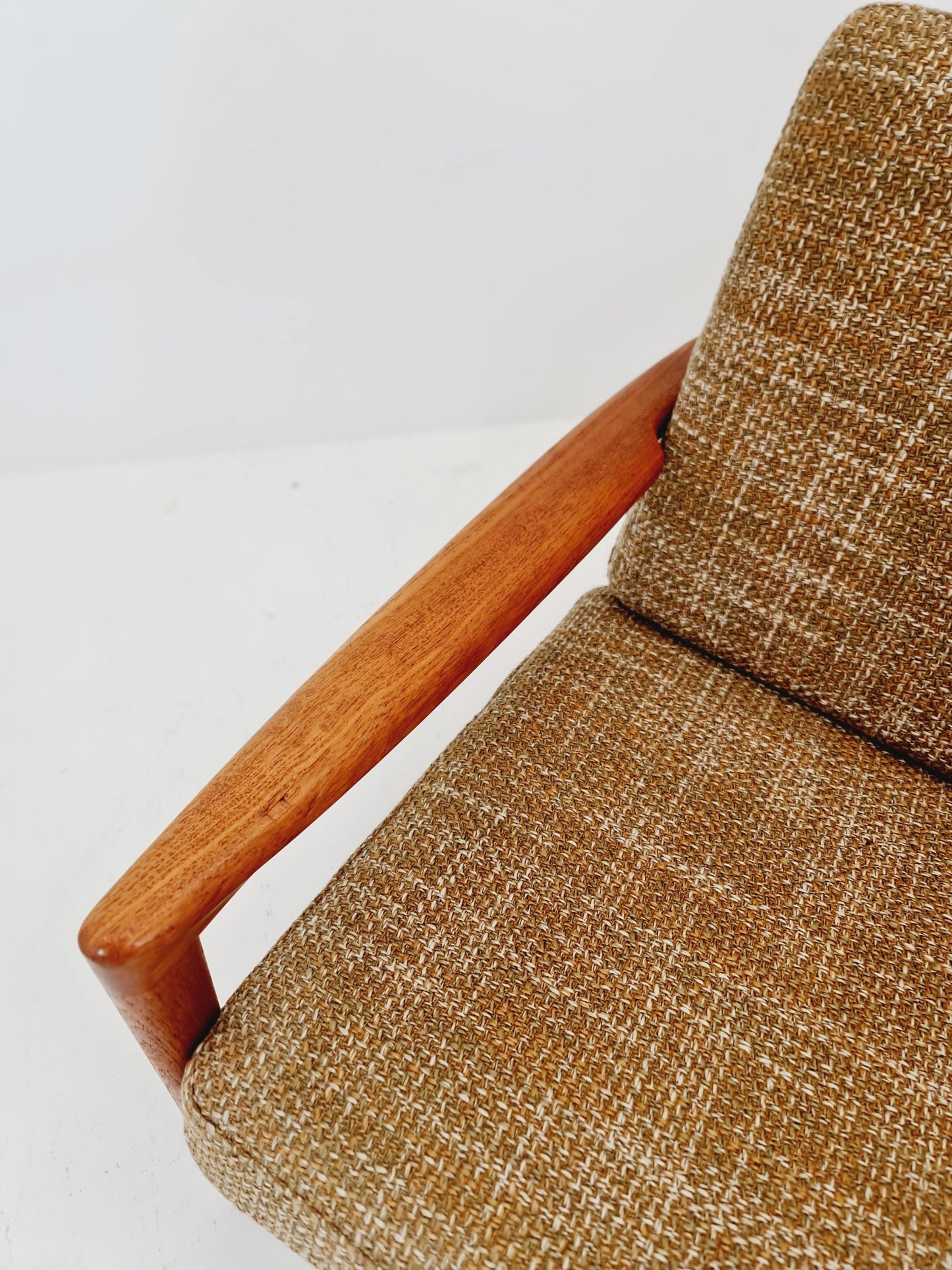 Mid century easy lounge couch by Arne Wahl Iversen for komfort teak , 1960s