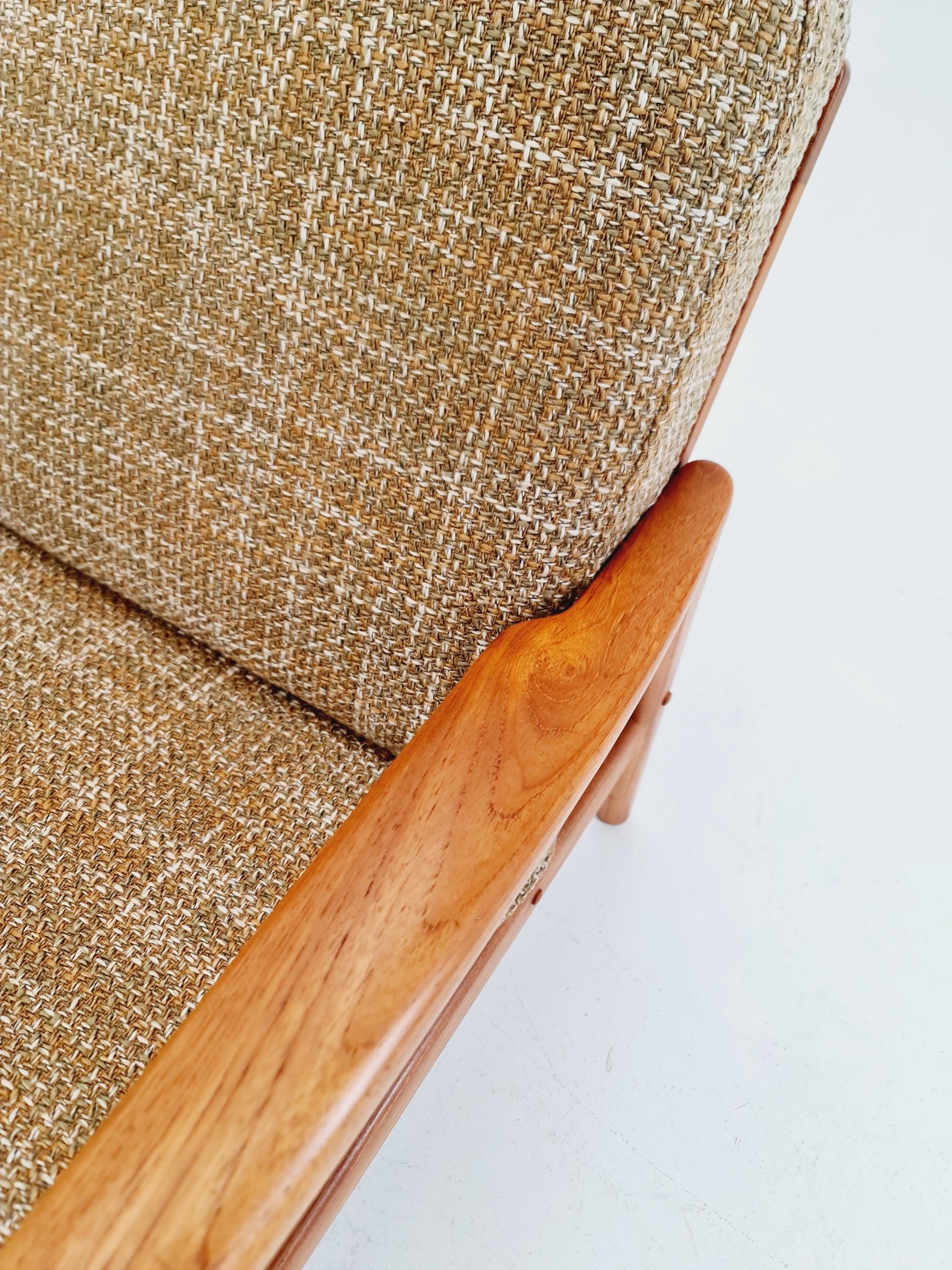 Mid century easy lounge couch by Arne Wahl Iversen for komfort teak , 1960s