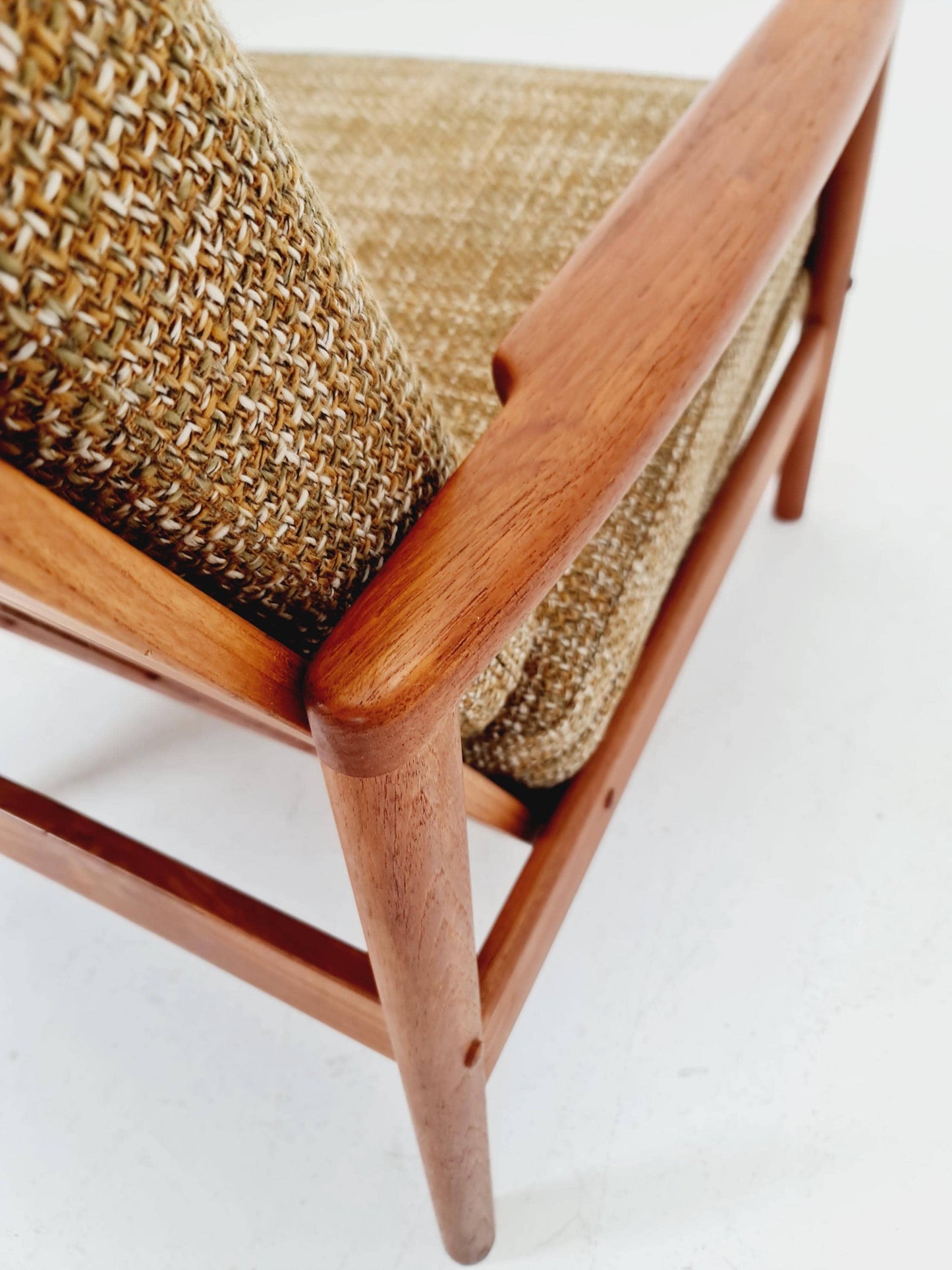 Mid century teak easy lounge chair by Arne Wahl Iversen for Komfort , 1960s