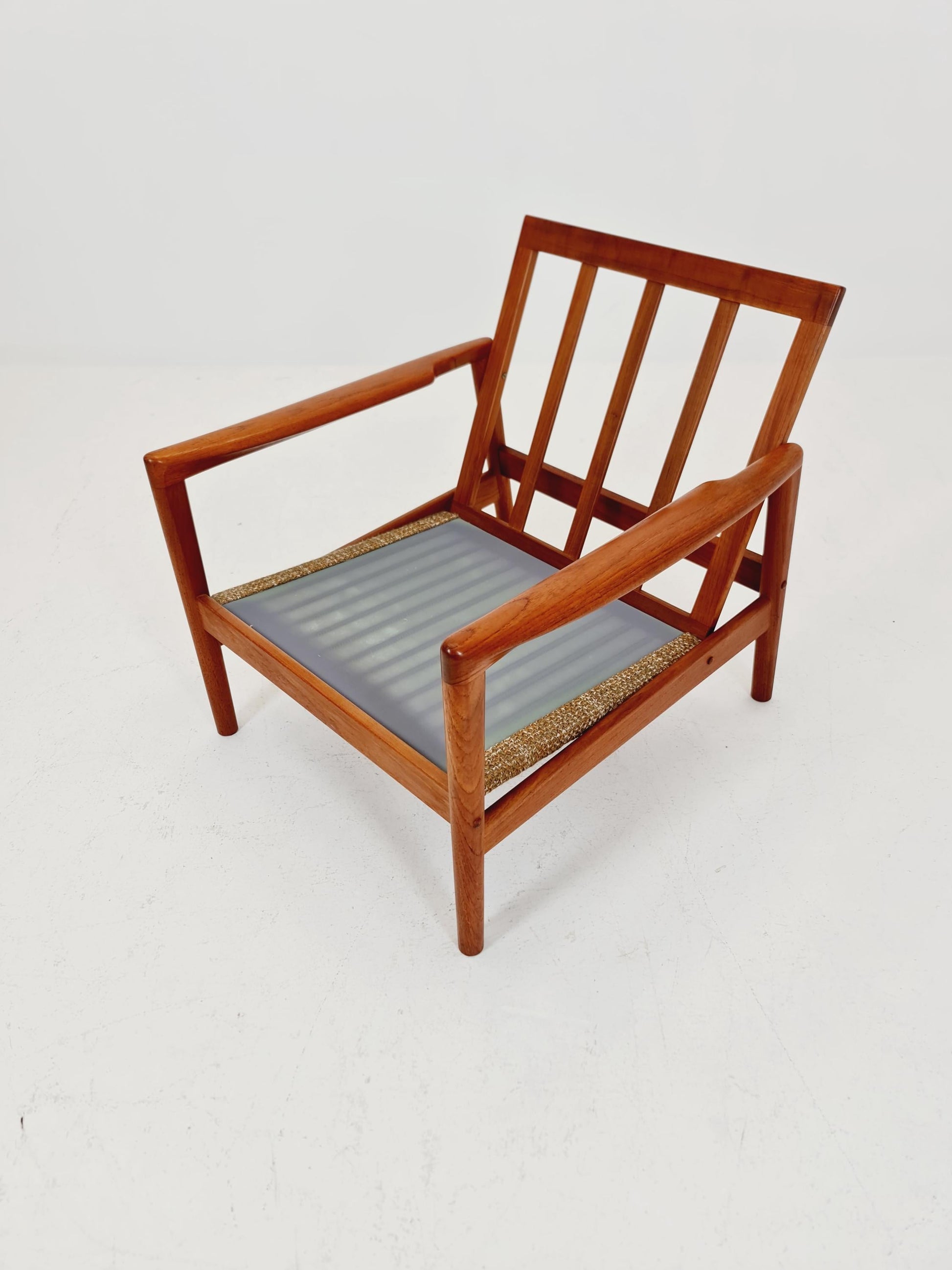 Mid century teak easy lounge chair by Arne Wahl Iversen for Komfort , 1960s