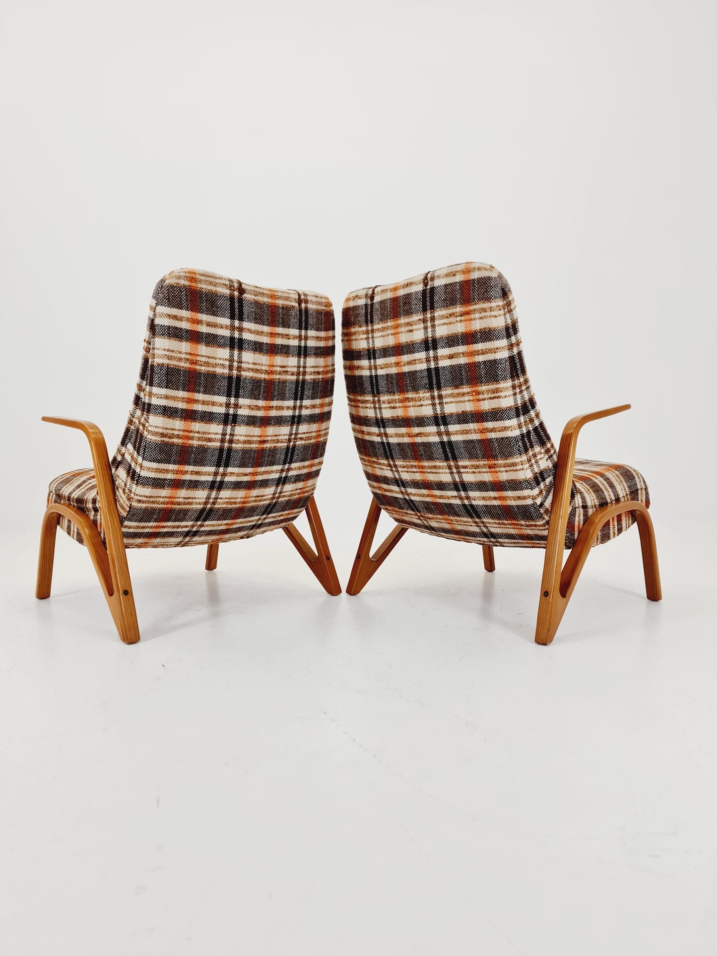 Midcentury easy chairs by paul Bode, Germany, 1950s,
