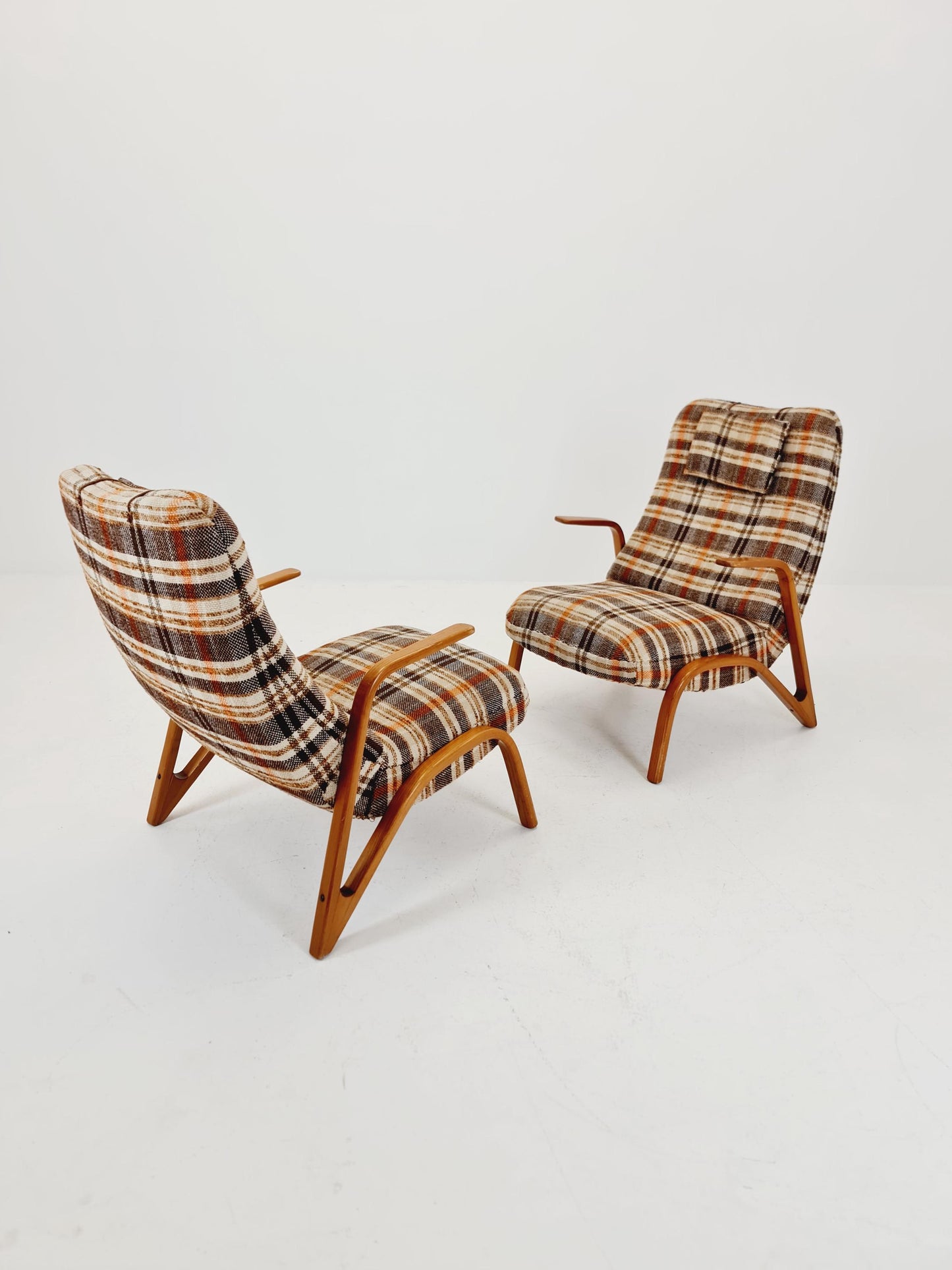Midcentury easy chairs by paul Bode, Germany, 1950s,