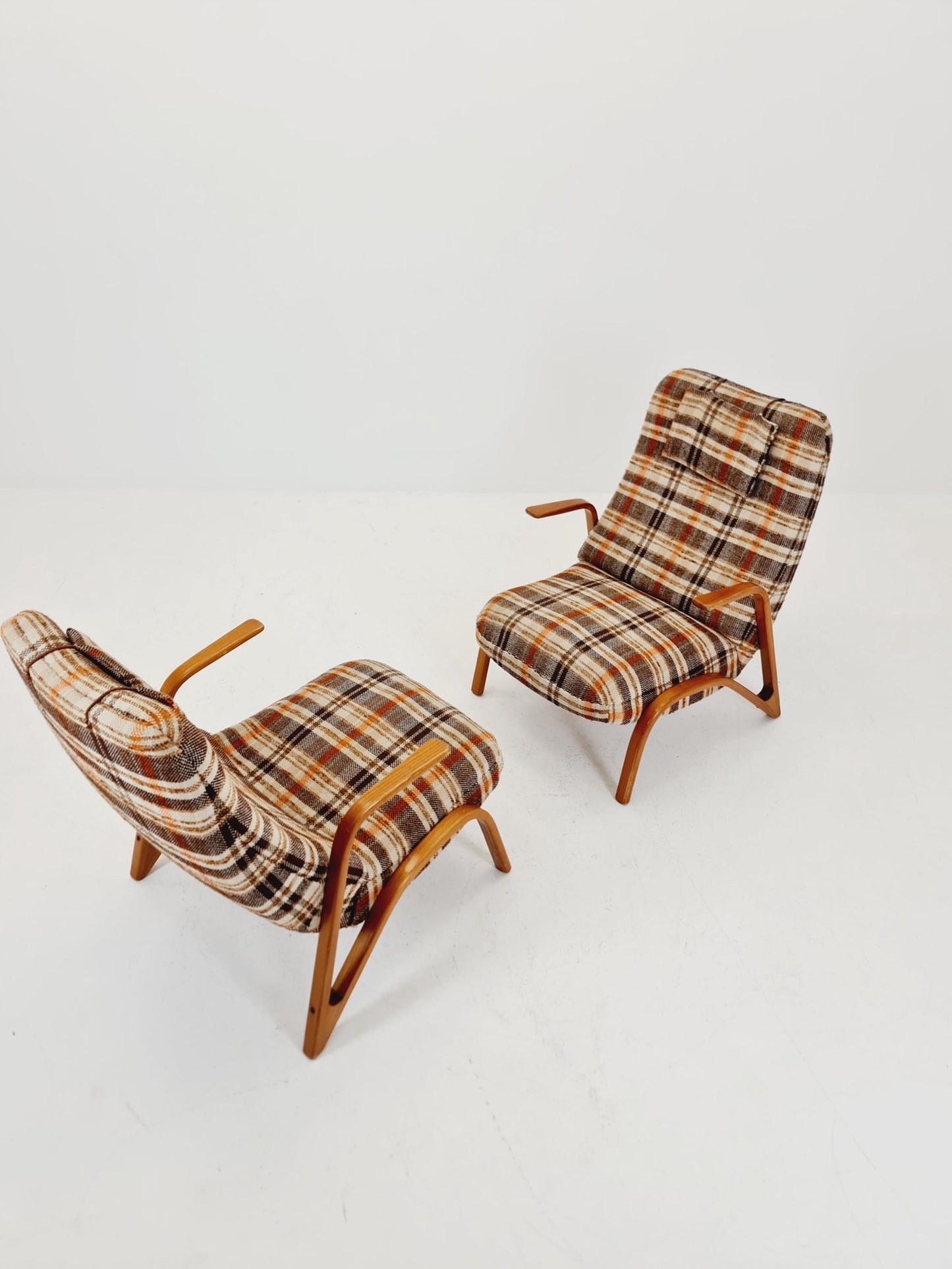 Midcentury easy chairs by paul Bode, Germany, 1950s,