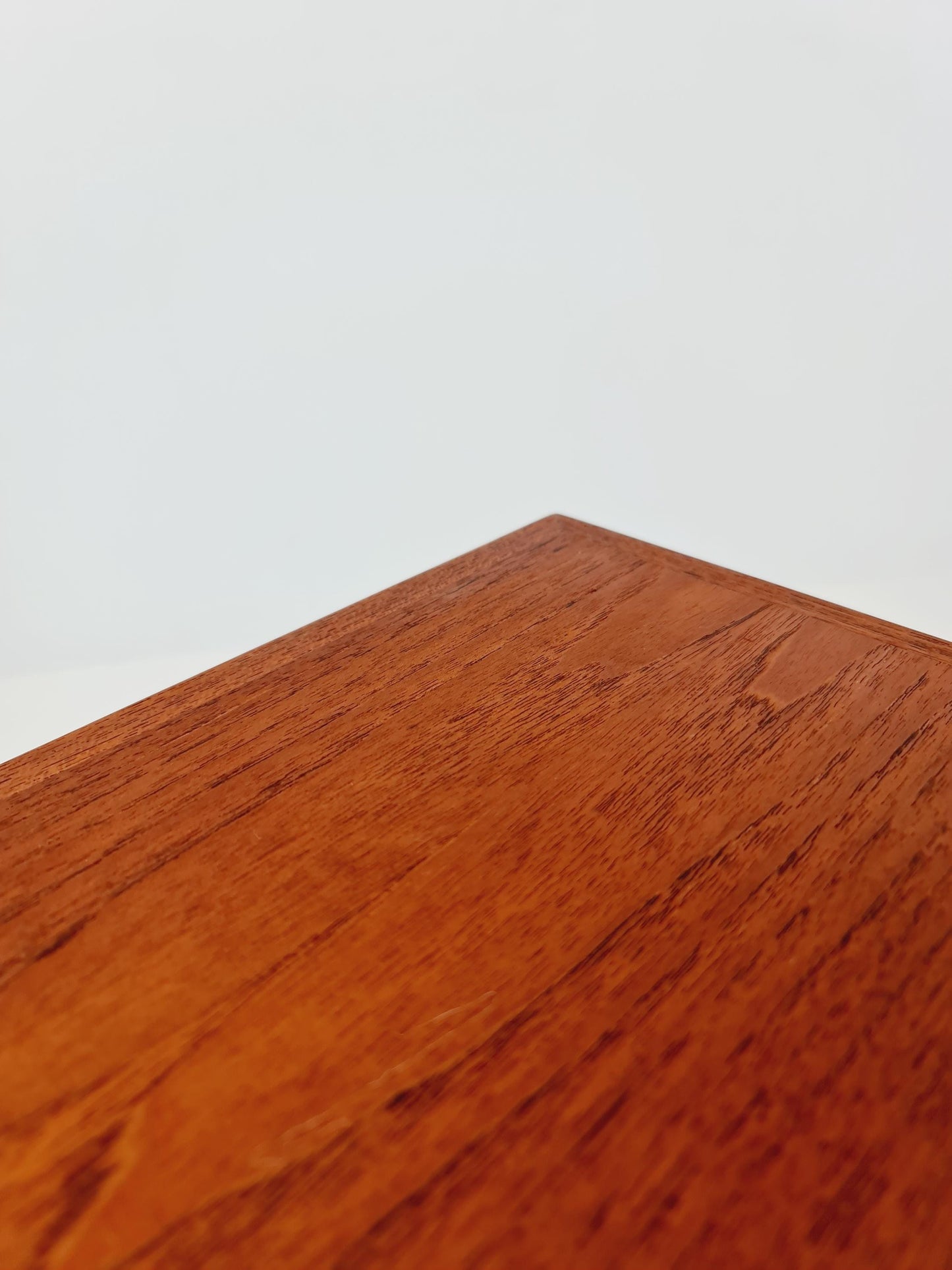 Mid century Danish Teak & Rattan Coffee table by Trioh Möbler Denmark, 1960s