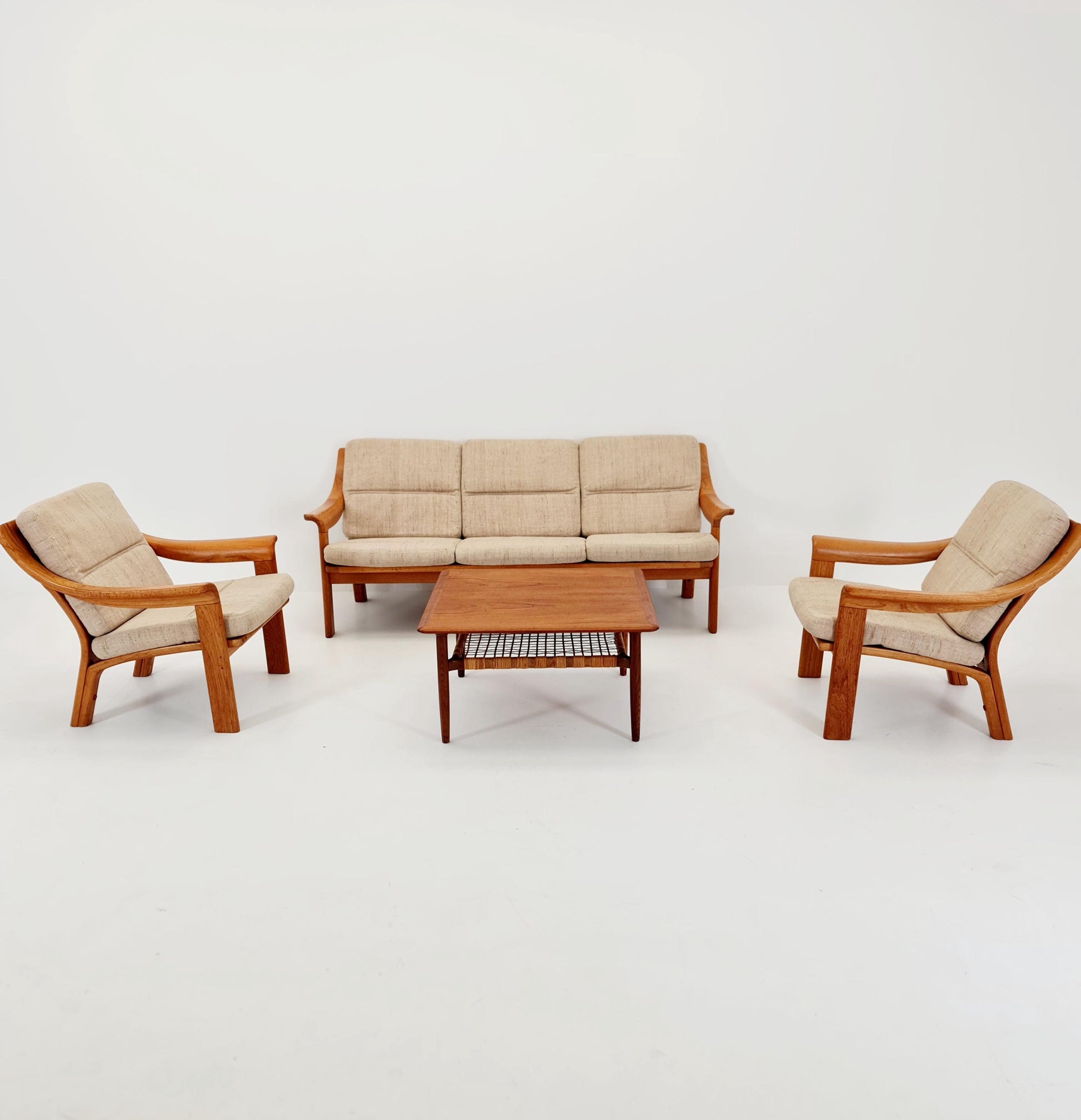 Mid century sofa by P.Jeppesen , teak , 1960s,