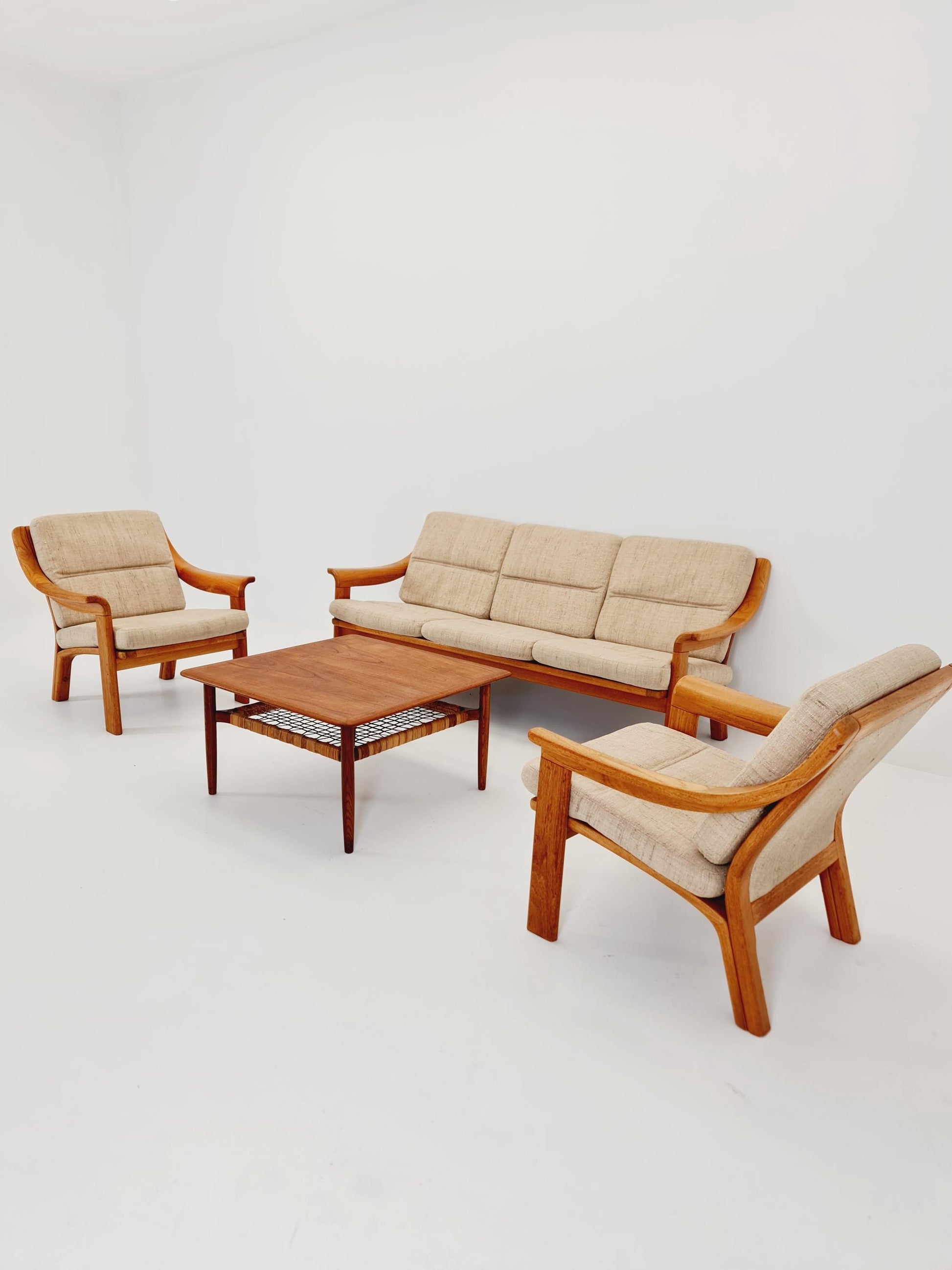 Mid century sofa by P.Jeppesen , teak , 1960s,