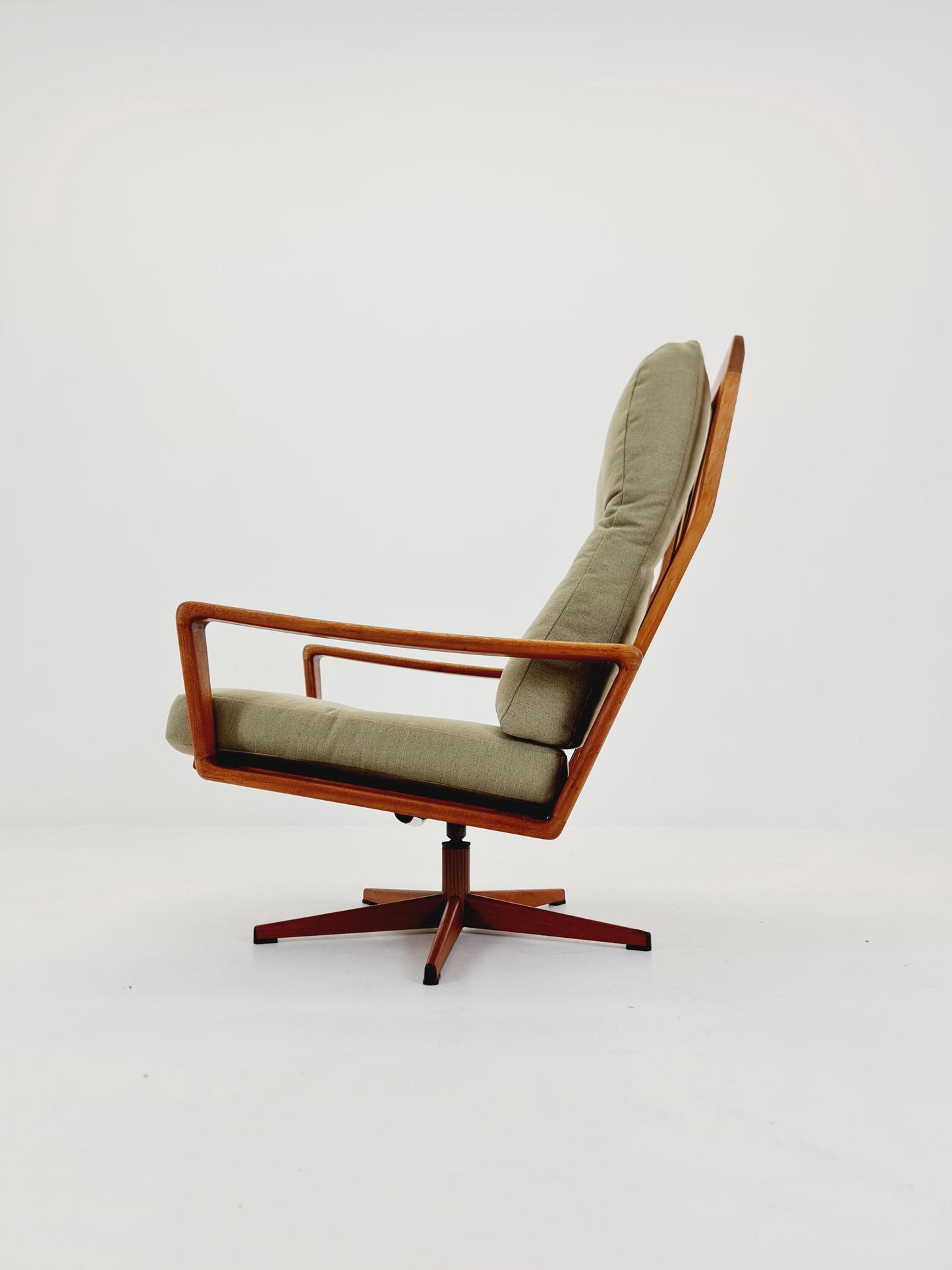 Mid century teak easy lounge chair by Arne Wahl Iversen for Komfort , 1960s
