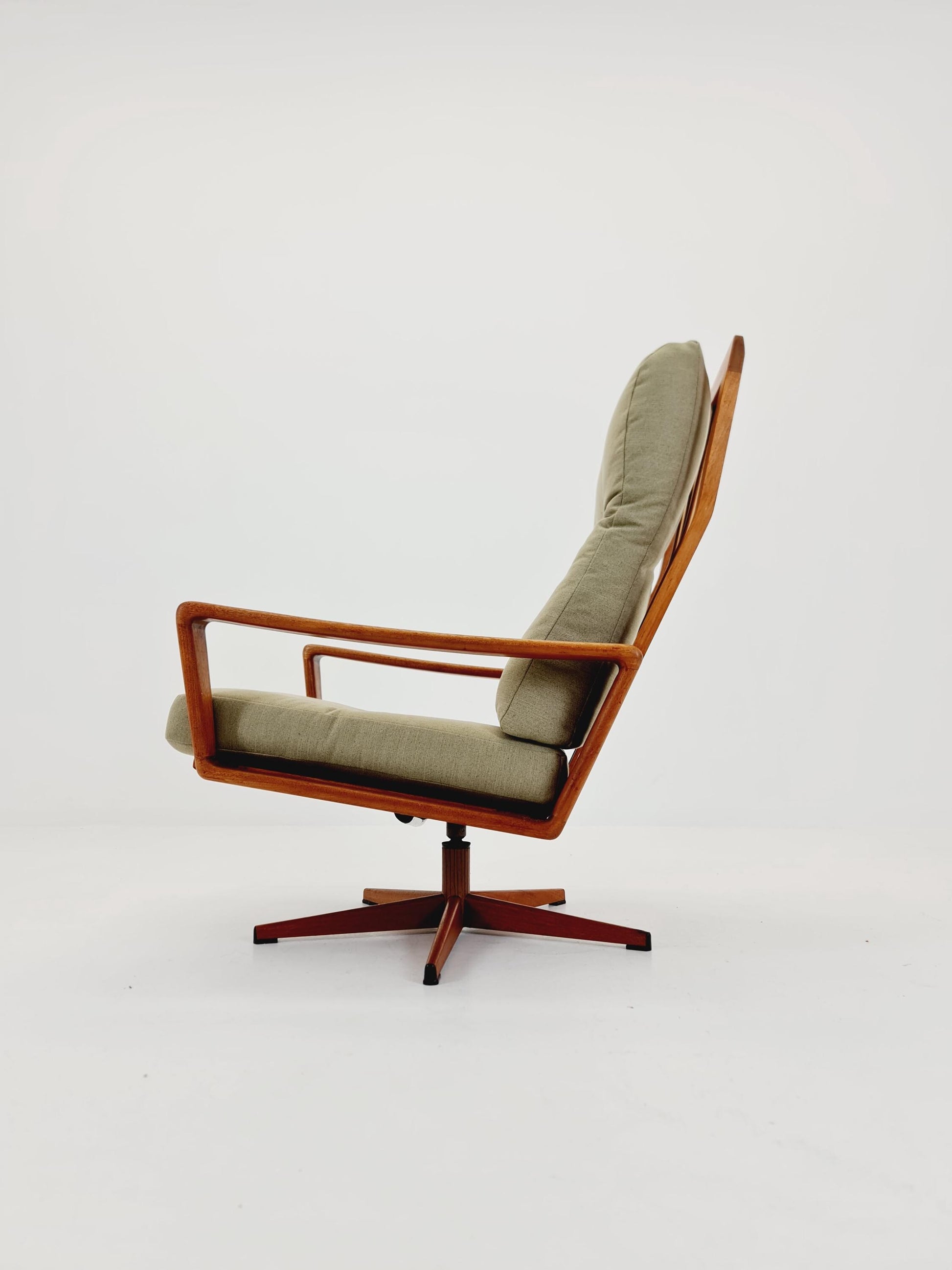 Mid century teak easy lounge chair by Arne Wahl Iversen for Komfort , 1960s