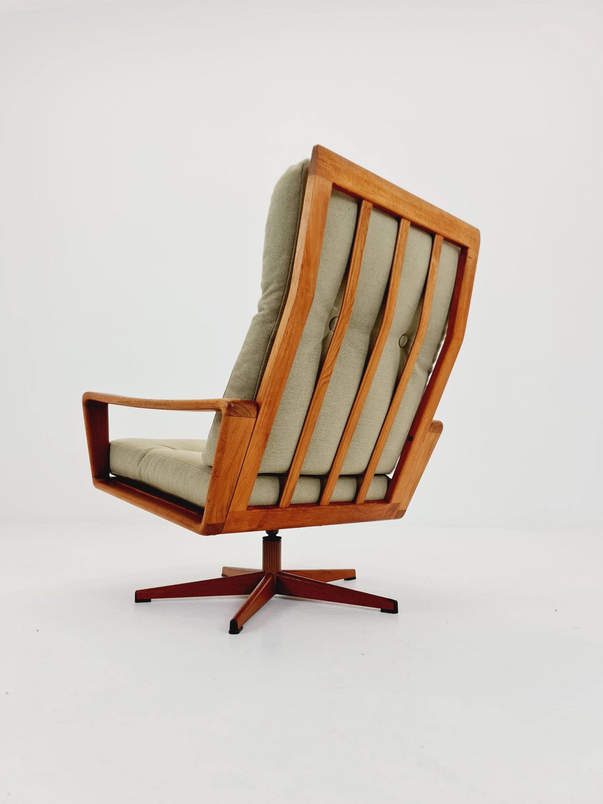 Mid century teak easy lounge chair by Arne Wahl Iversen for Komfort , 1960s