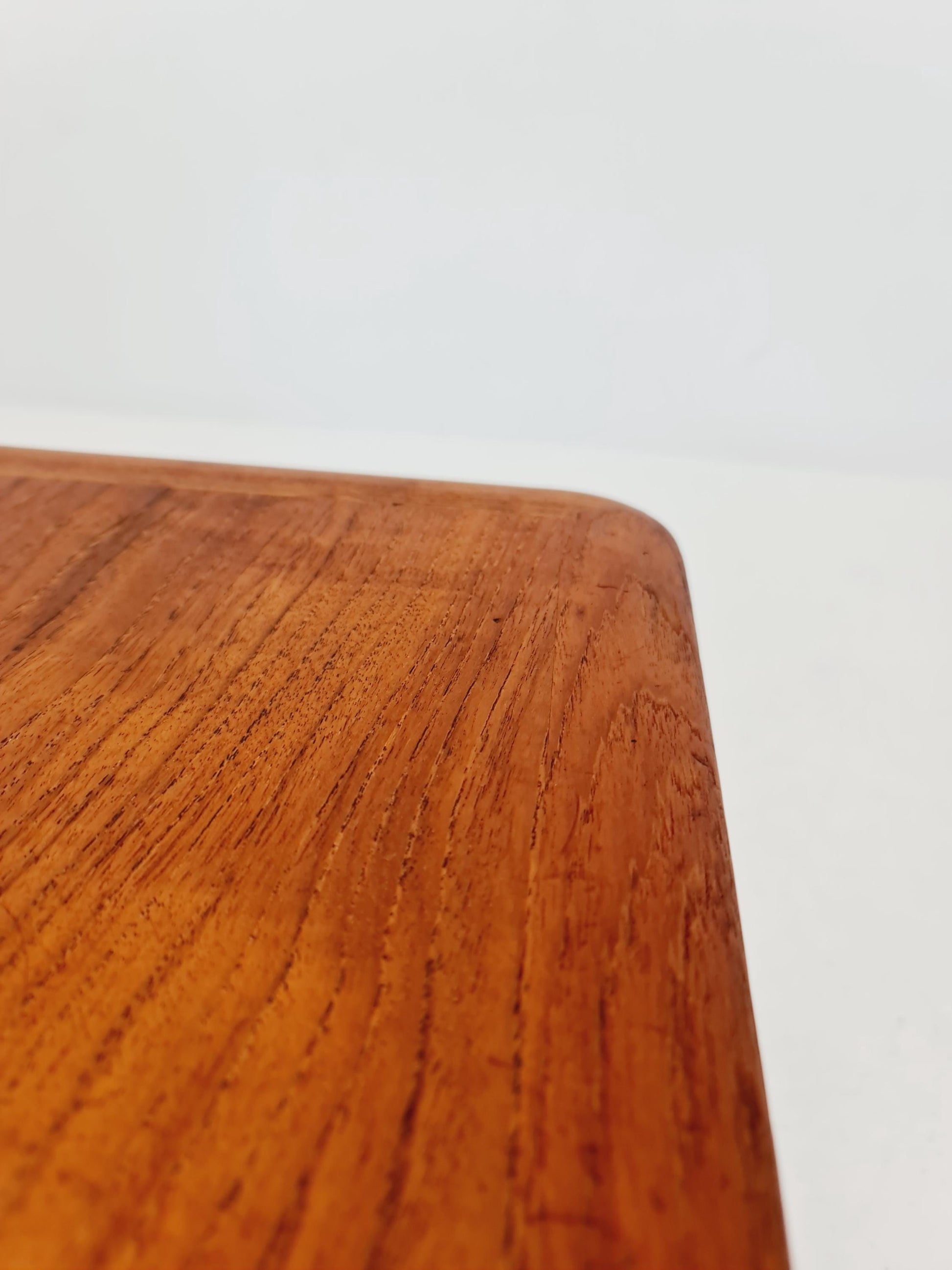 Mid century Danish Teak & Rattan Coffee table by Kurt Østervig for jason MØbler Denmark, 1960s