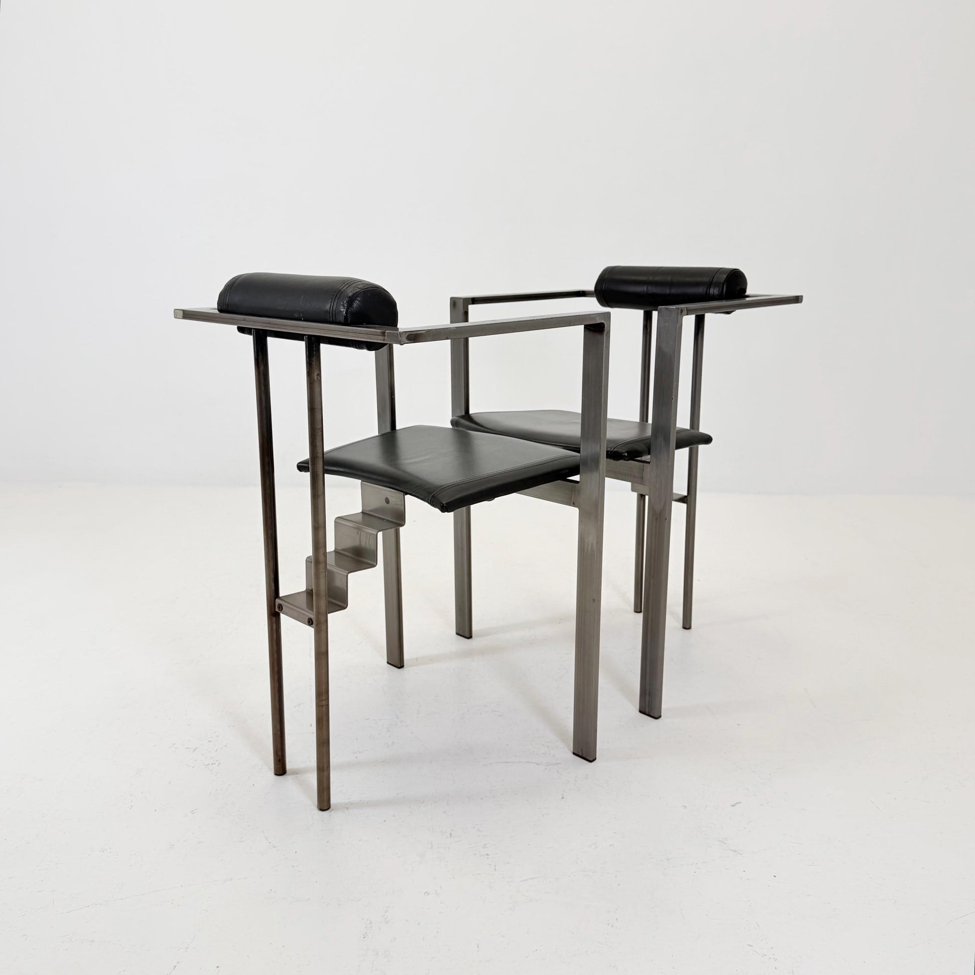 Set of 2 Mid century Trix Chairs by K.F. Förster for KFF Design, 1980s – Germany Postmodern Design