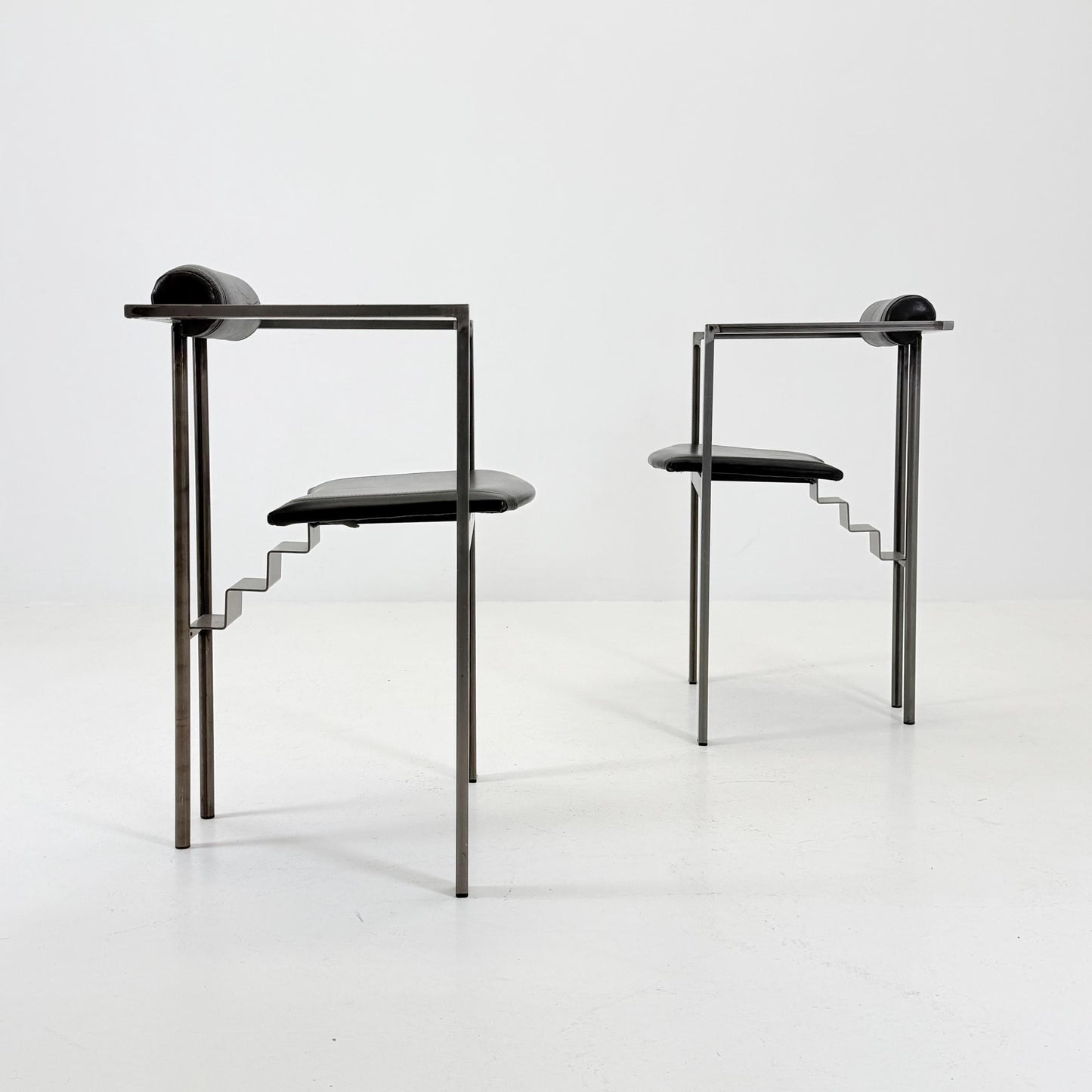 Set of 2 Mid century Trix Chairs by K.F. Förster for KFF Design, 1980s – Germany Postmodern Design