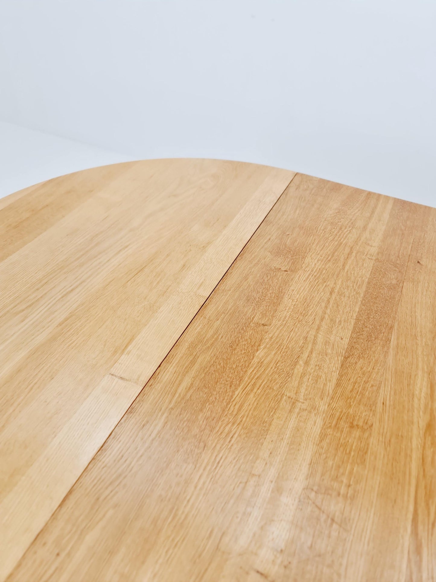 Mid century extendable Danish Modern Solid Oak dining table by Niels Möller , 1970s