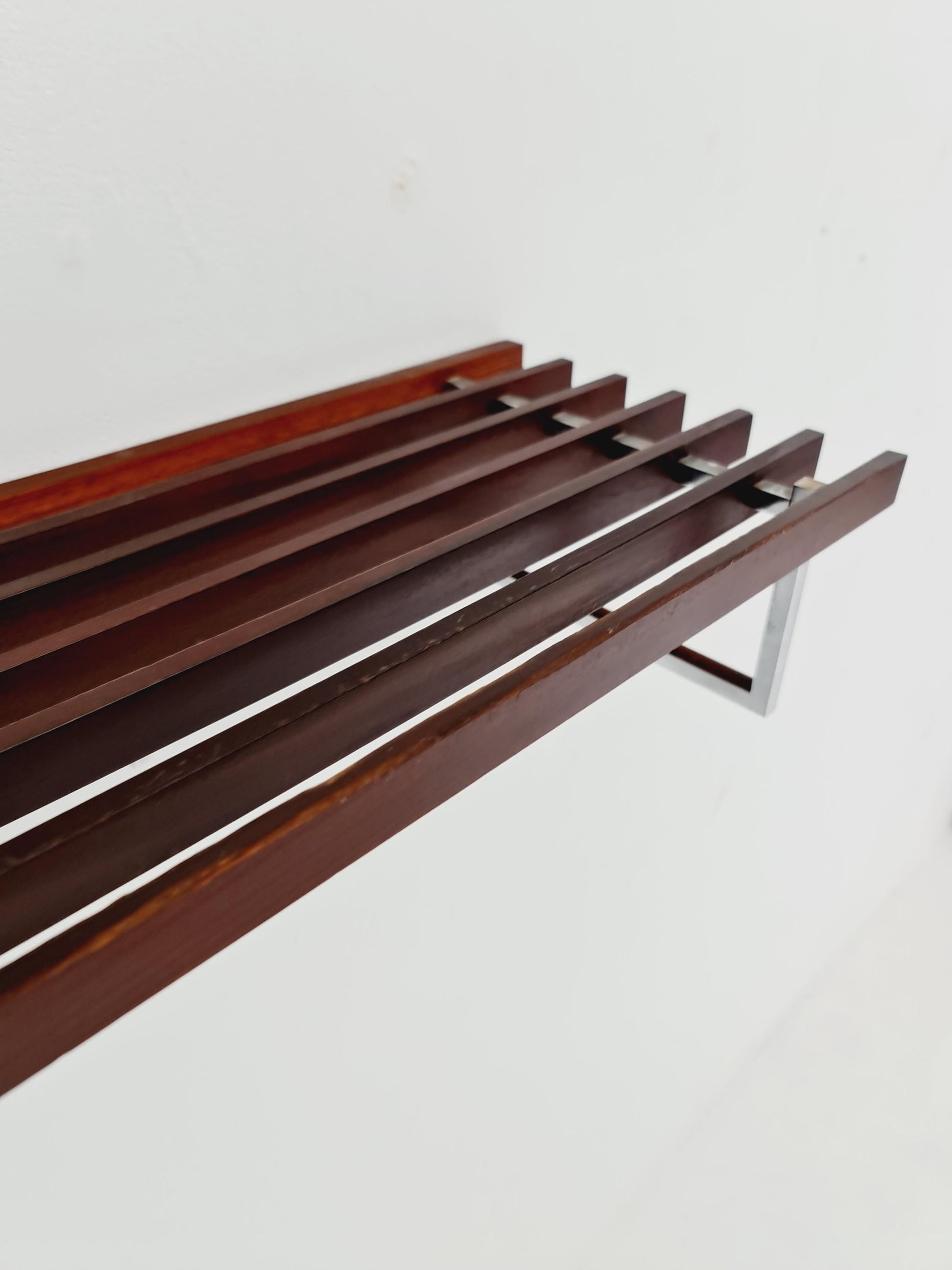 Mid century German Wardarobe , teak wall coat rack 1960s