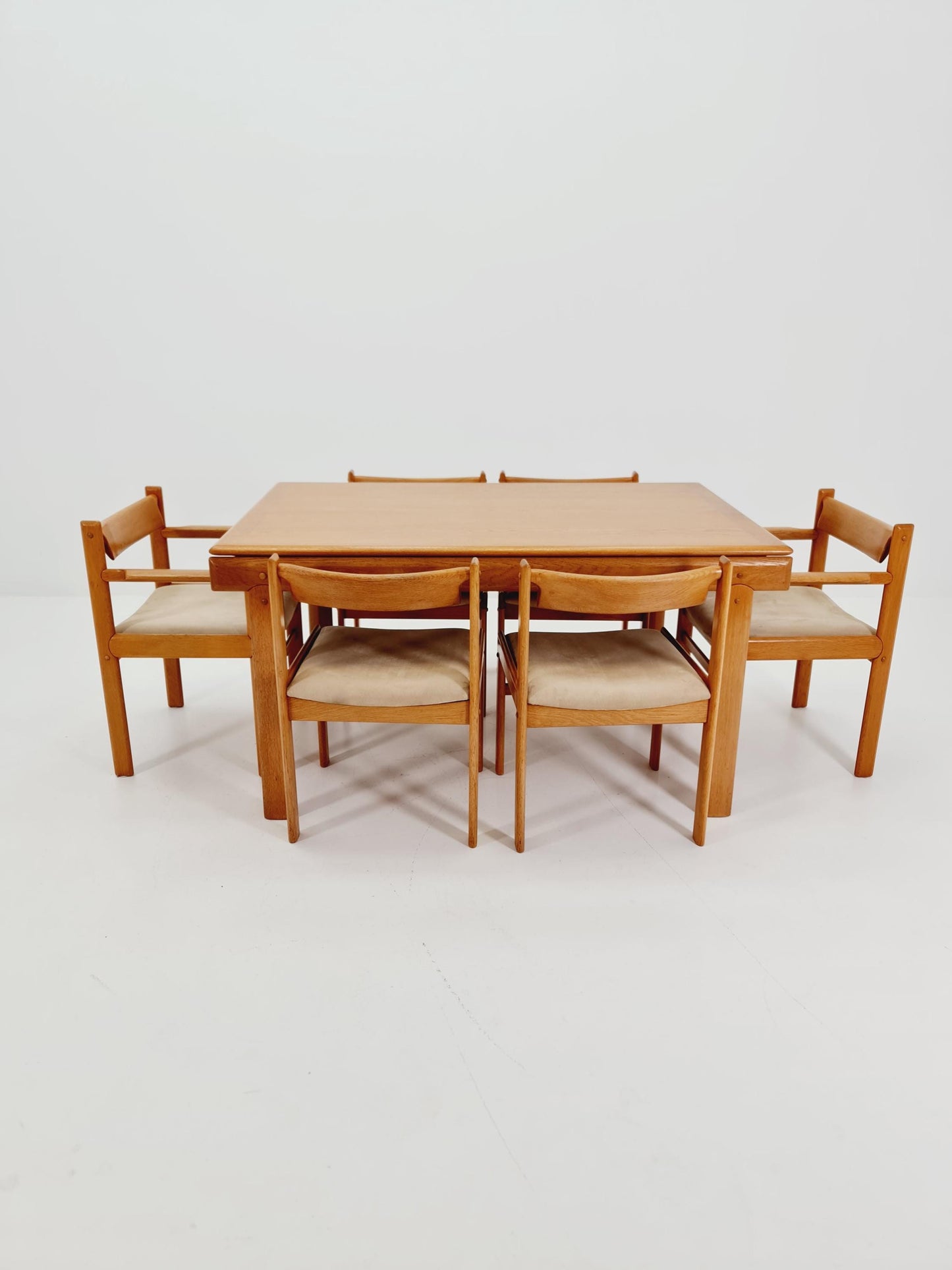 Mid century Dining Table By HW Klein for Bramin with Hidden leaf , 1960s