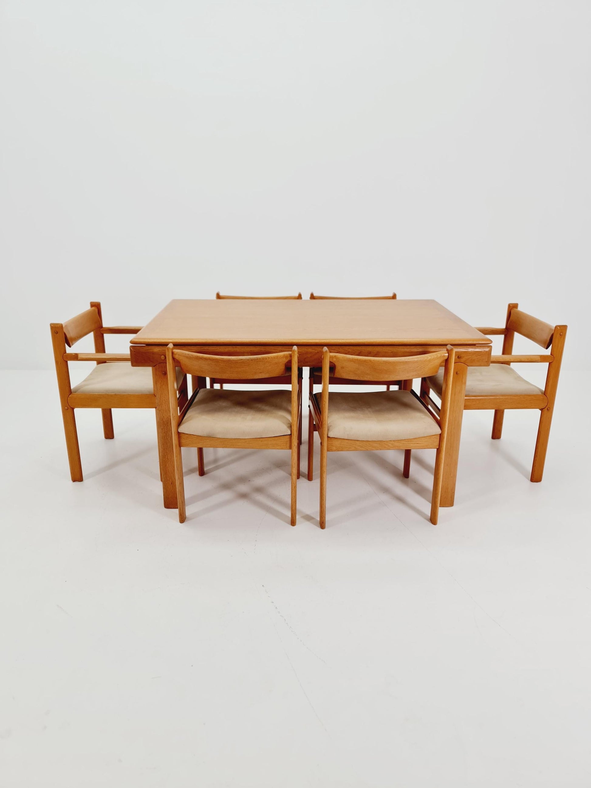 Mid century Dining Table By HW Klein for Bramin with Hidden leaf , 1960s