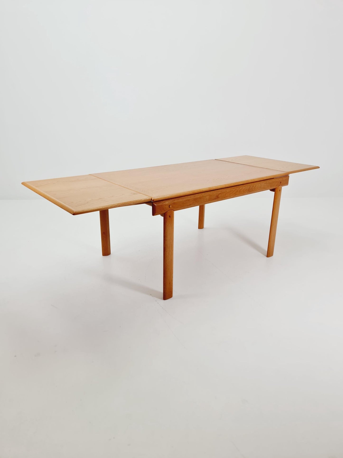 Mid century Dining Table By HW Klein for Bramin with Hidden leaf , 1960s