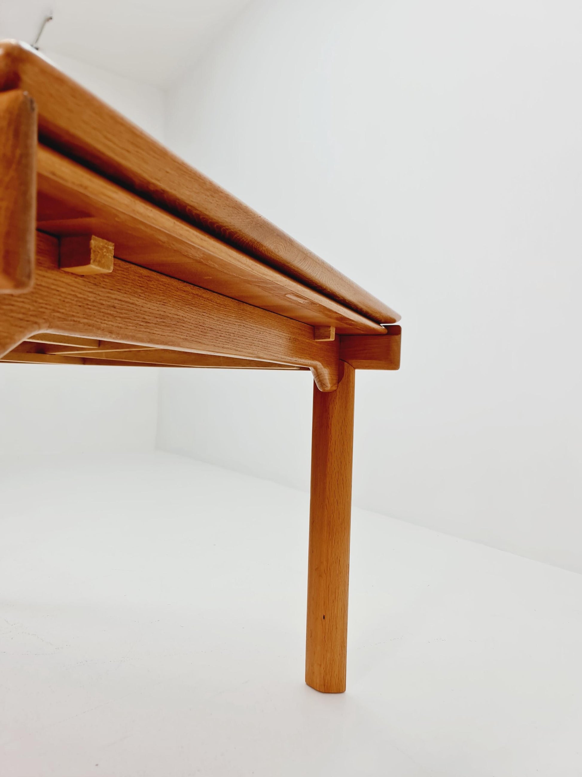 Mid century Dining Table By HW Klein for Bramin with Hidden leaf , 1960s