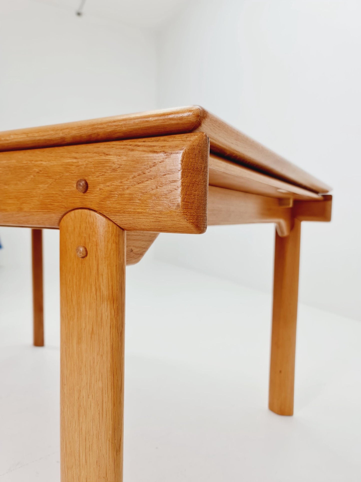 Mid century Dining Table By HW Klein for Bramin with Hidden leaf , 1960s