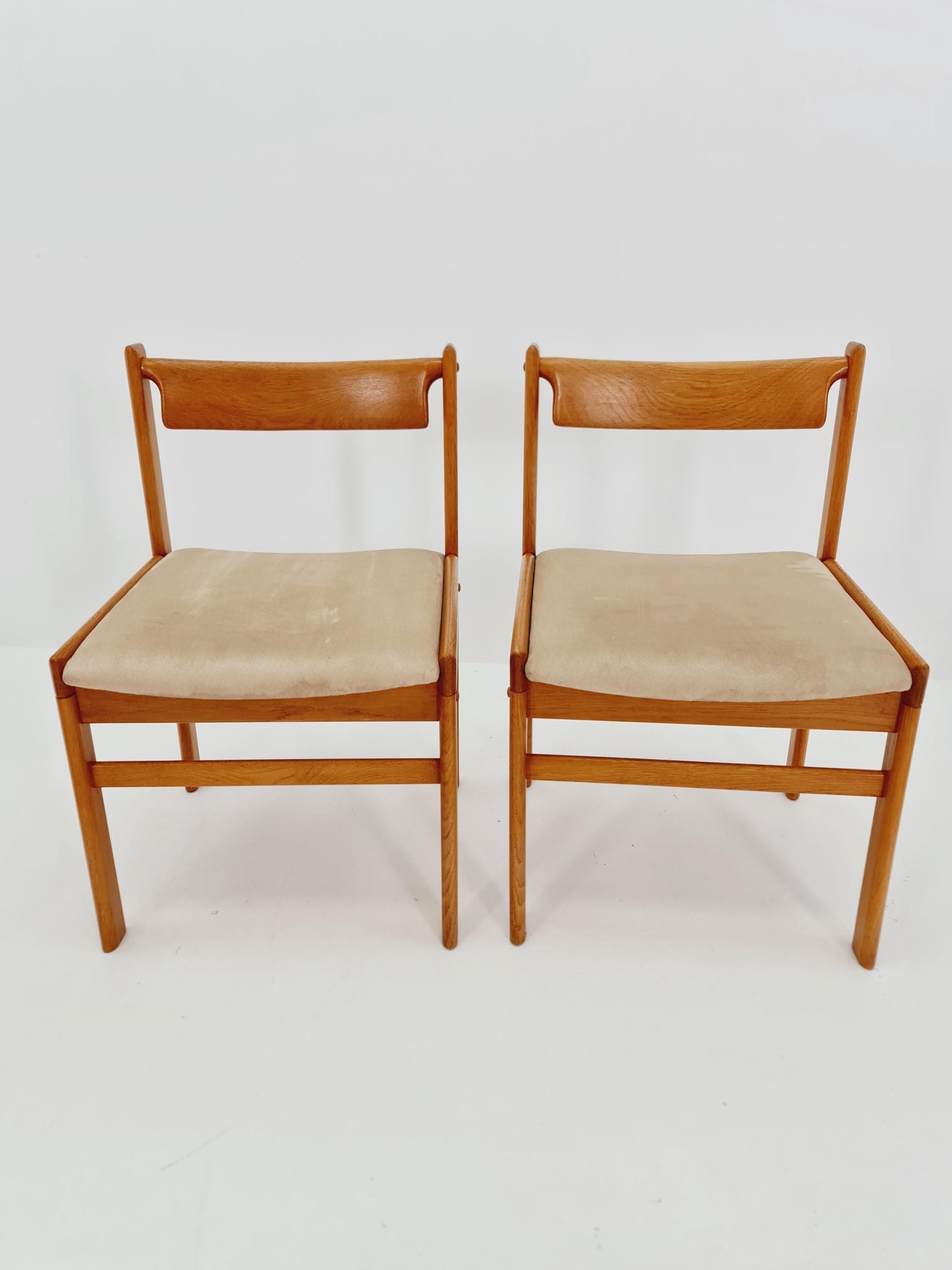 Danish Oak dining chairs by H. W. Klein for Bramin, 1960s, set of 6