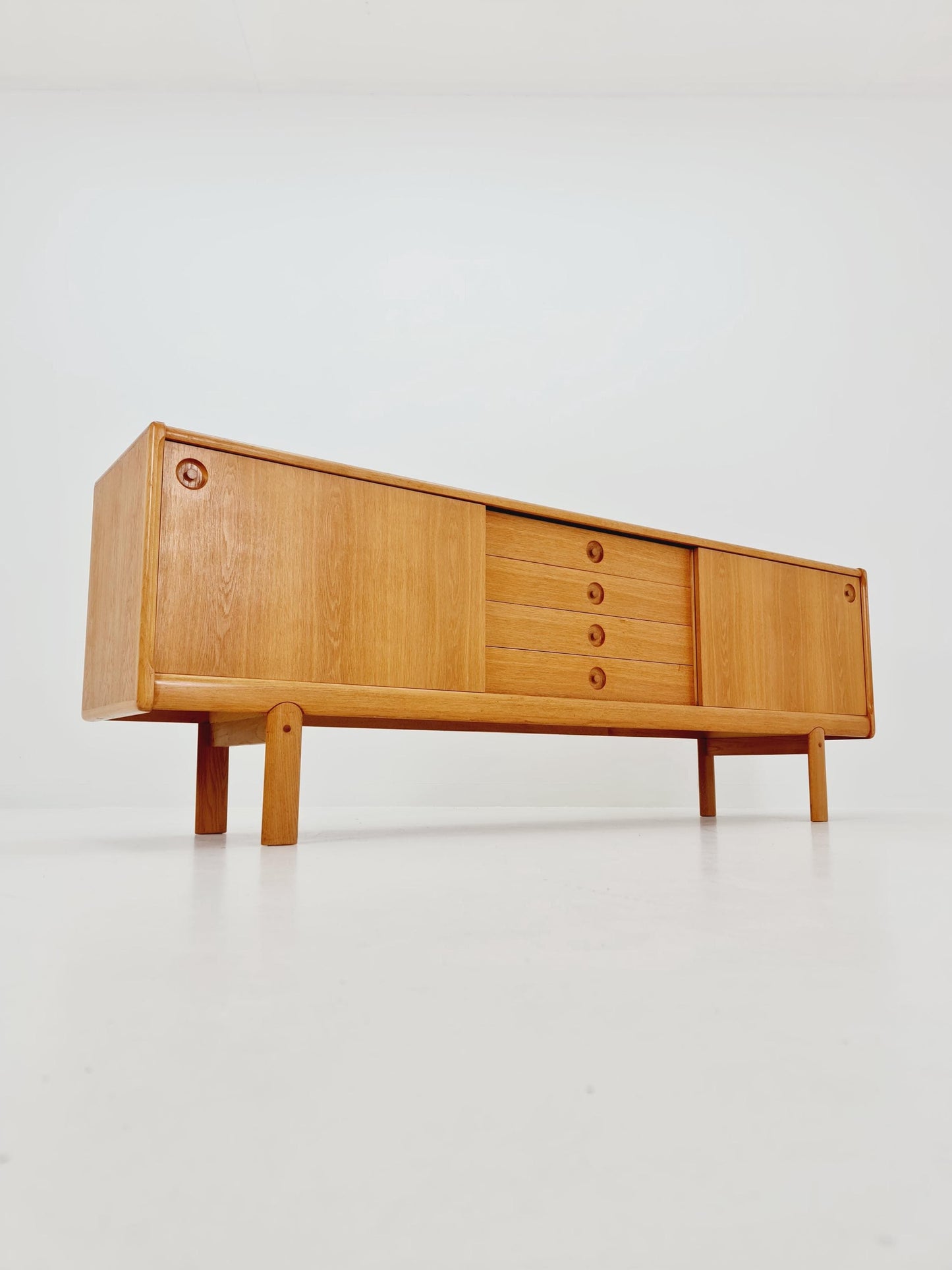 Danish Oak Sideboard by H.W Klein for Bramin, 1960s