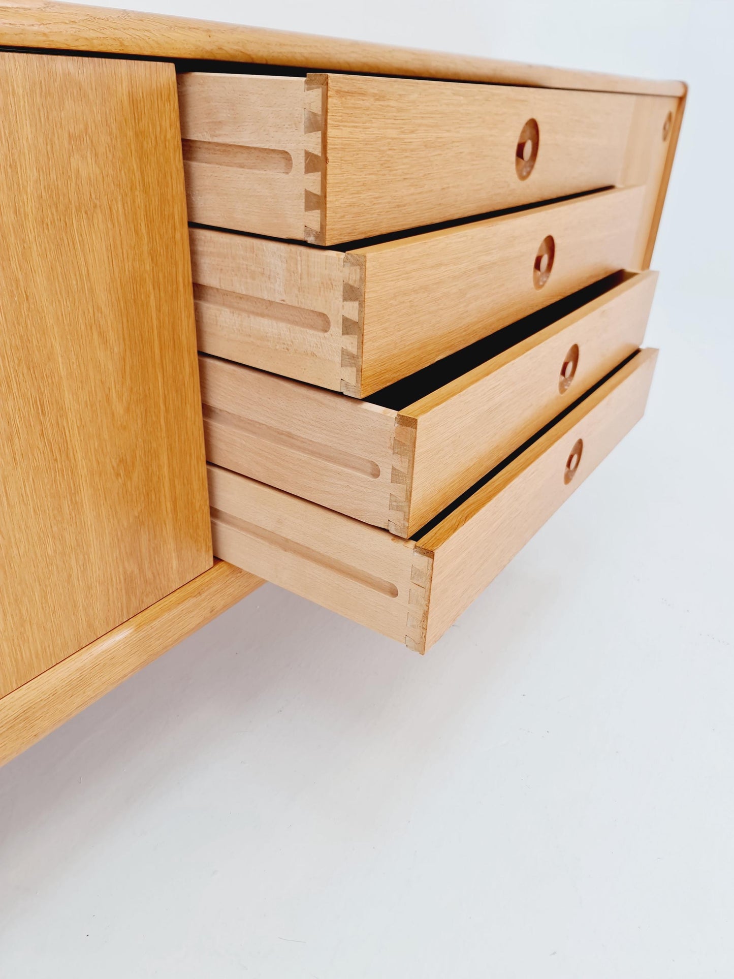 Danish Oak Sideboard by H.W Klein for Bramin, 1960s