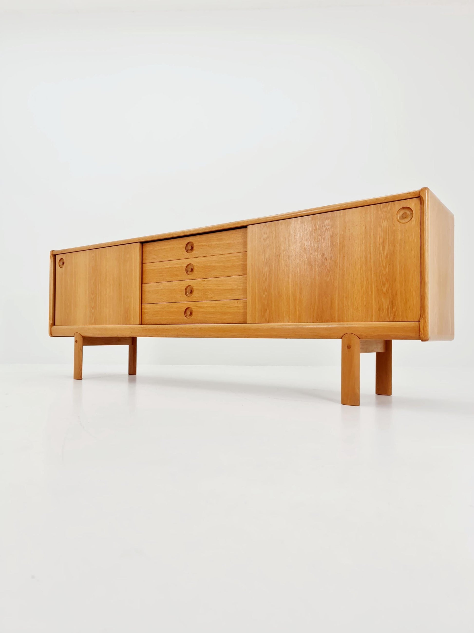 Danish Oak Sideboard by H.W Klein for Bramin, 1960s