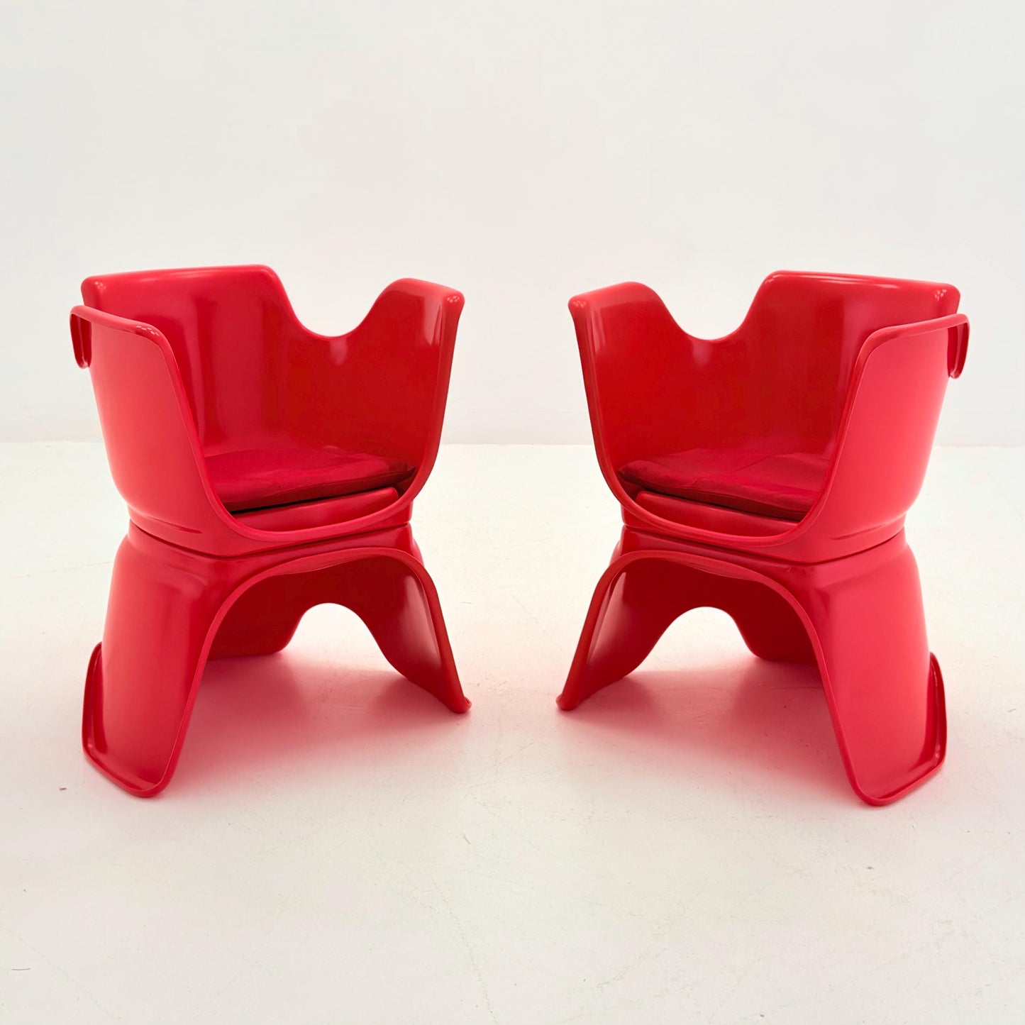 Mid Century Space Age “Hacca” Lounge Chairs by Bolzani, Spagnoli & Zerbi for Martini, Italy 1972 – Set of 2