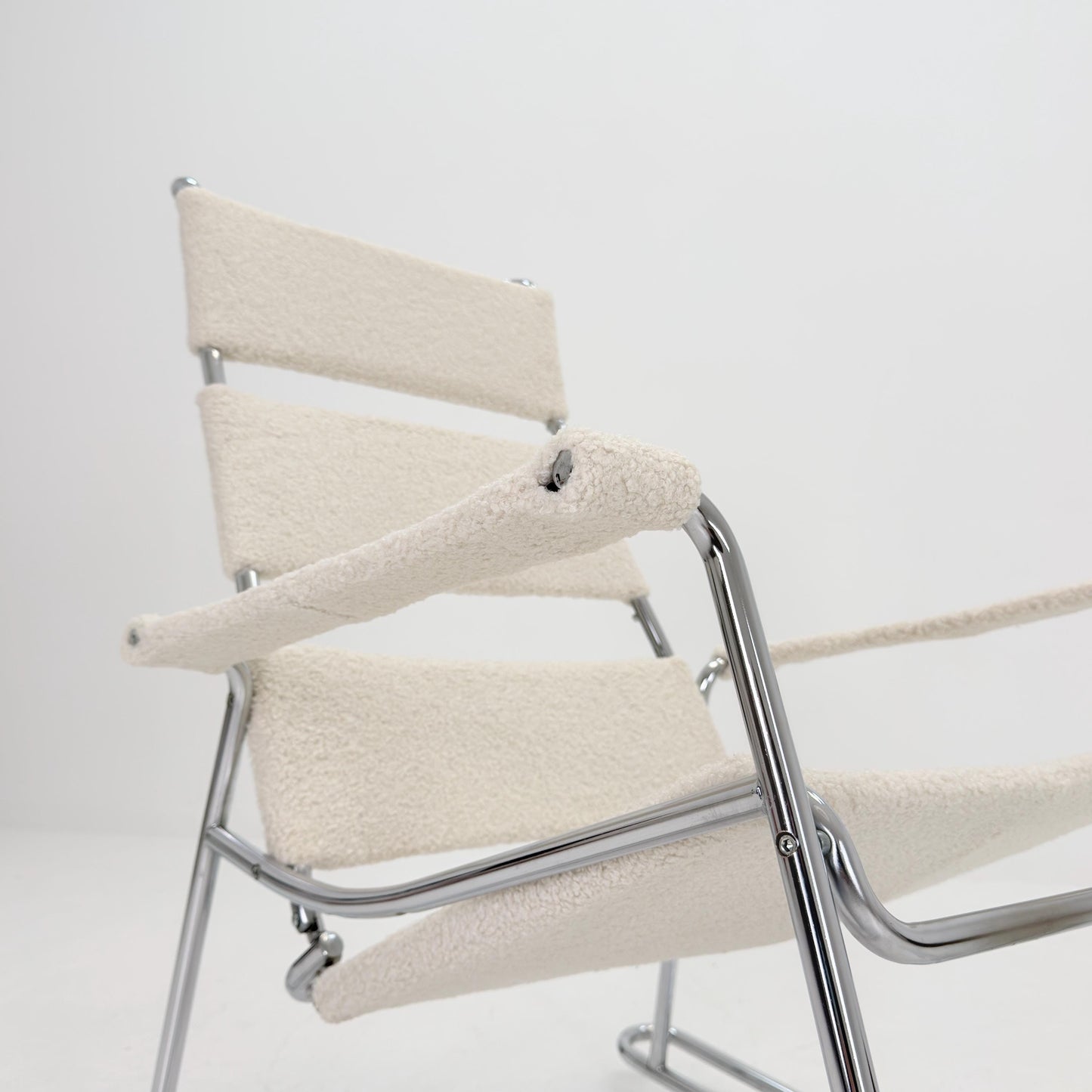 Mid-Century Modern Wassily-Style Rocking Chair, Italy 1980s