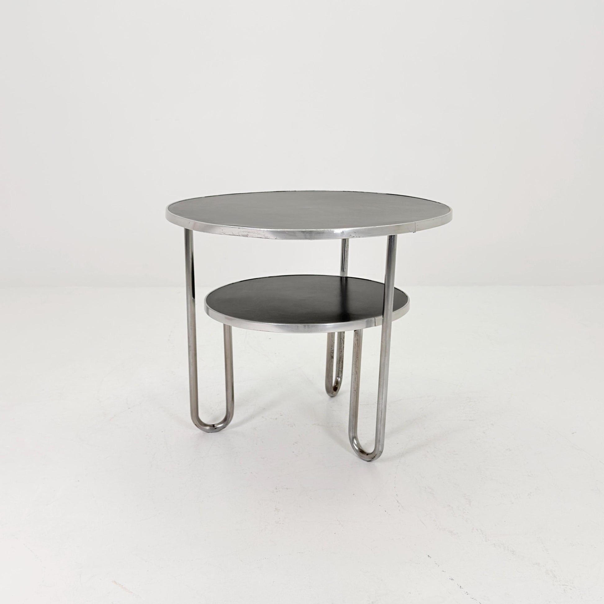 Mid century Bauhaus Tubular Steel Table from Mauser Werke Waldeck, 1950s Germany