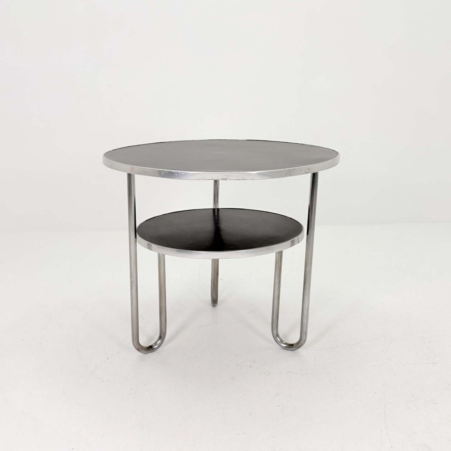 Mid century Bauhaus Tubular Steel Table from Mauser Werke Waldeck, 1950s Germany