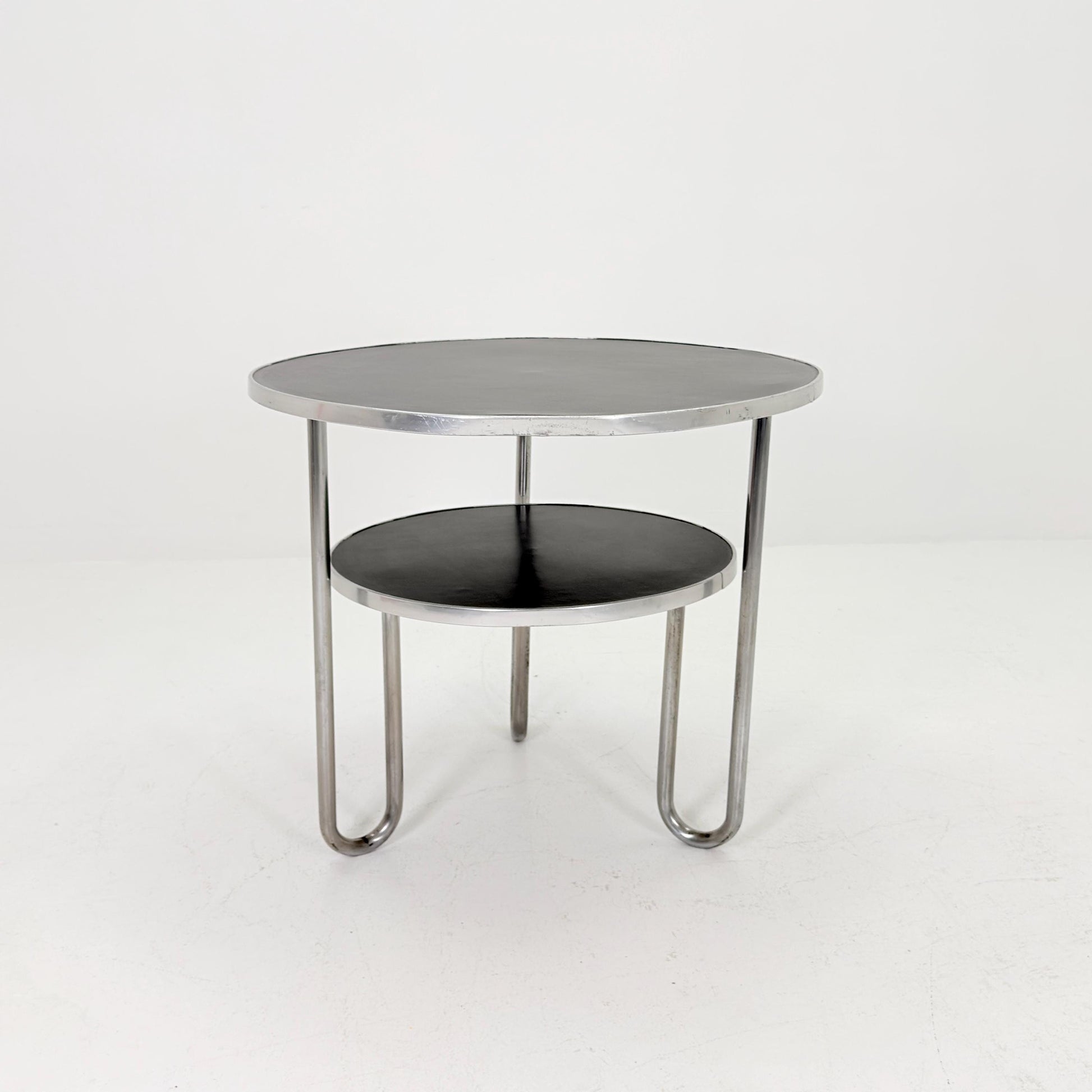 Mid century Bauhaus Tubular Steel Table from Mauser Werke Waldeck, 1950s Germany