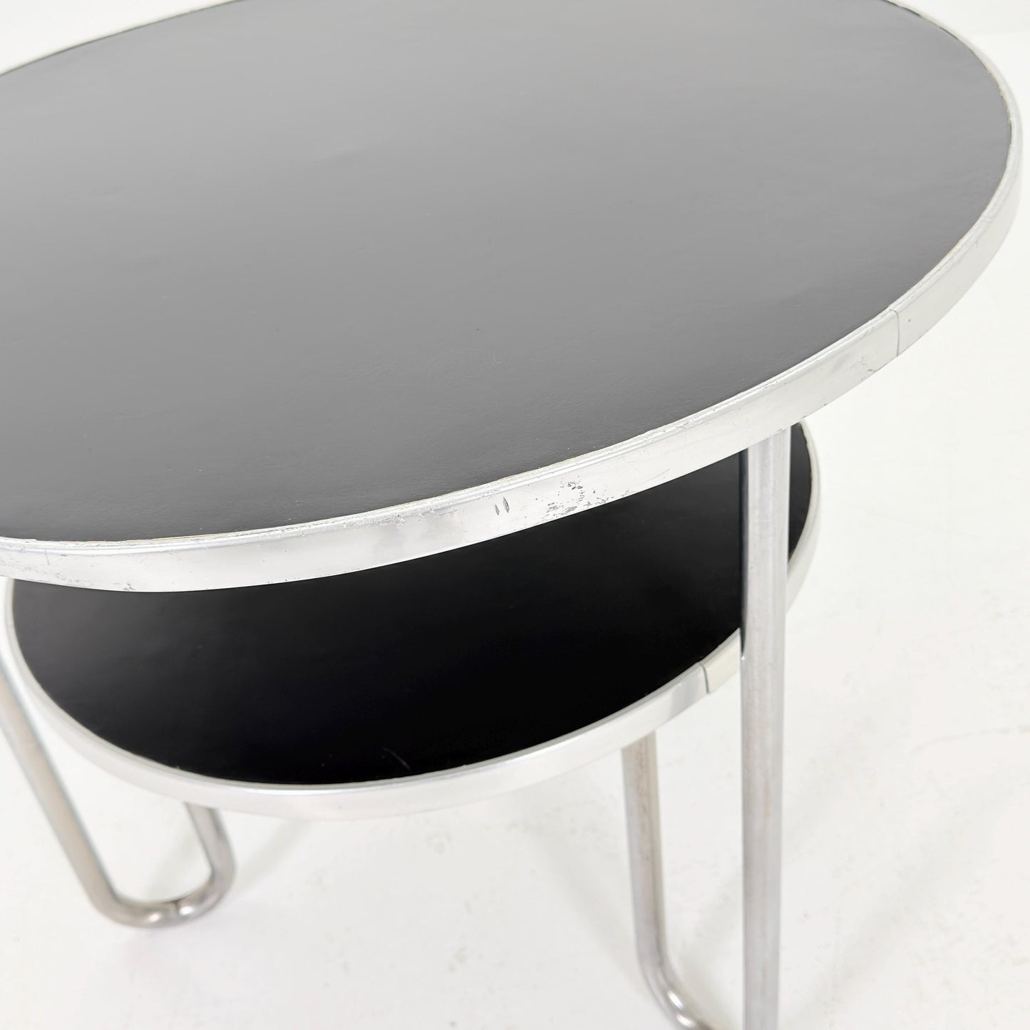 Mid century Bauhaus Tubular Steel Table from Mauser Werke Waldeck, 1950s Germany