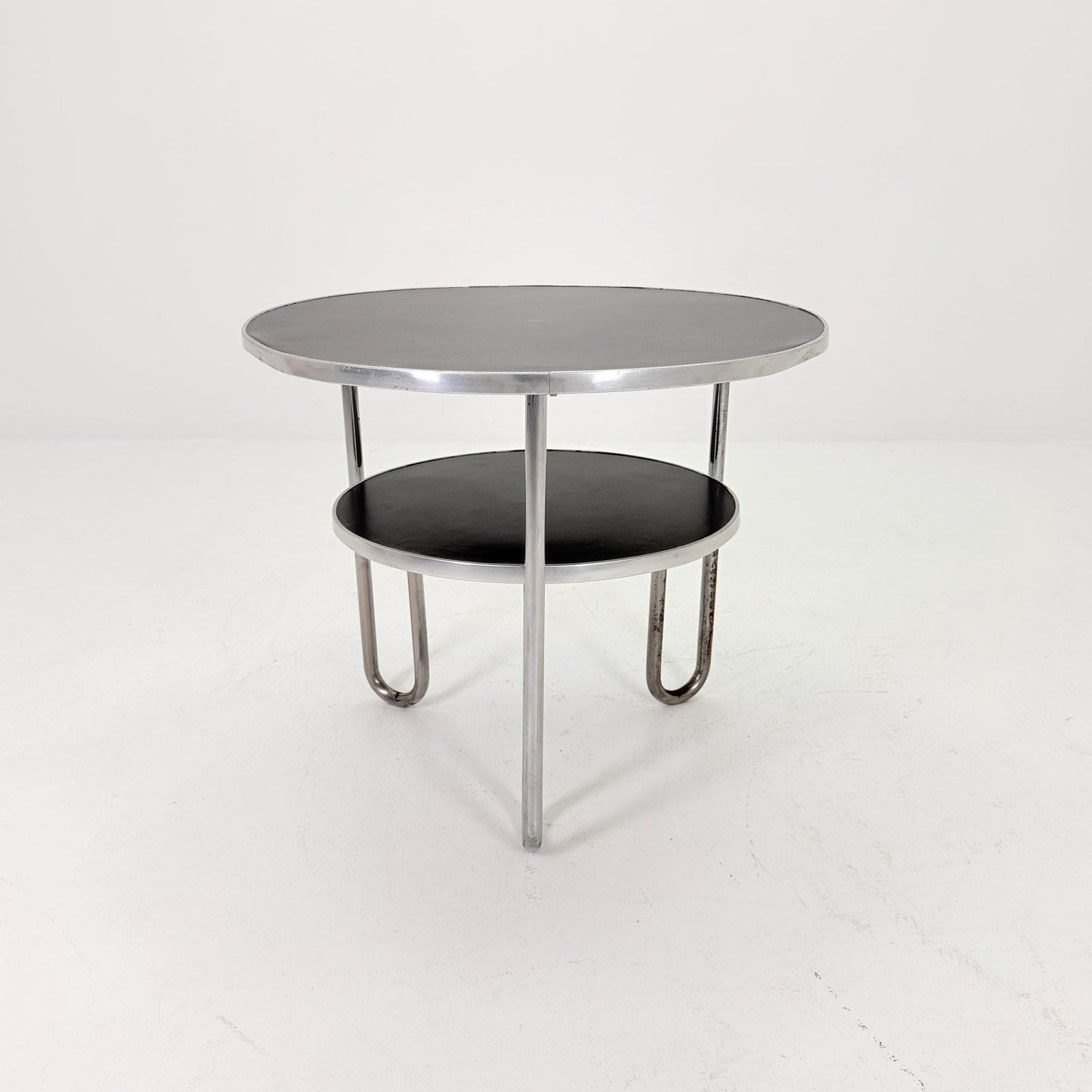 Mid century Bauhaus Tubular Steel Table from Mauser Werke Waldeck, 1950s Germany