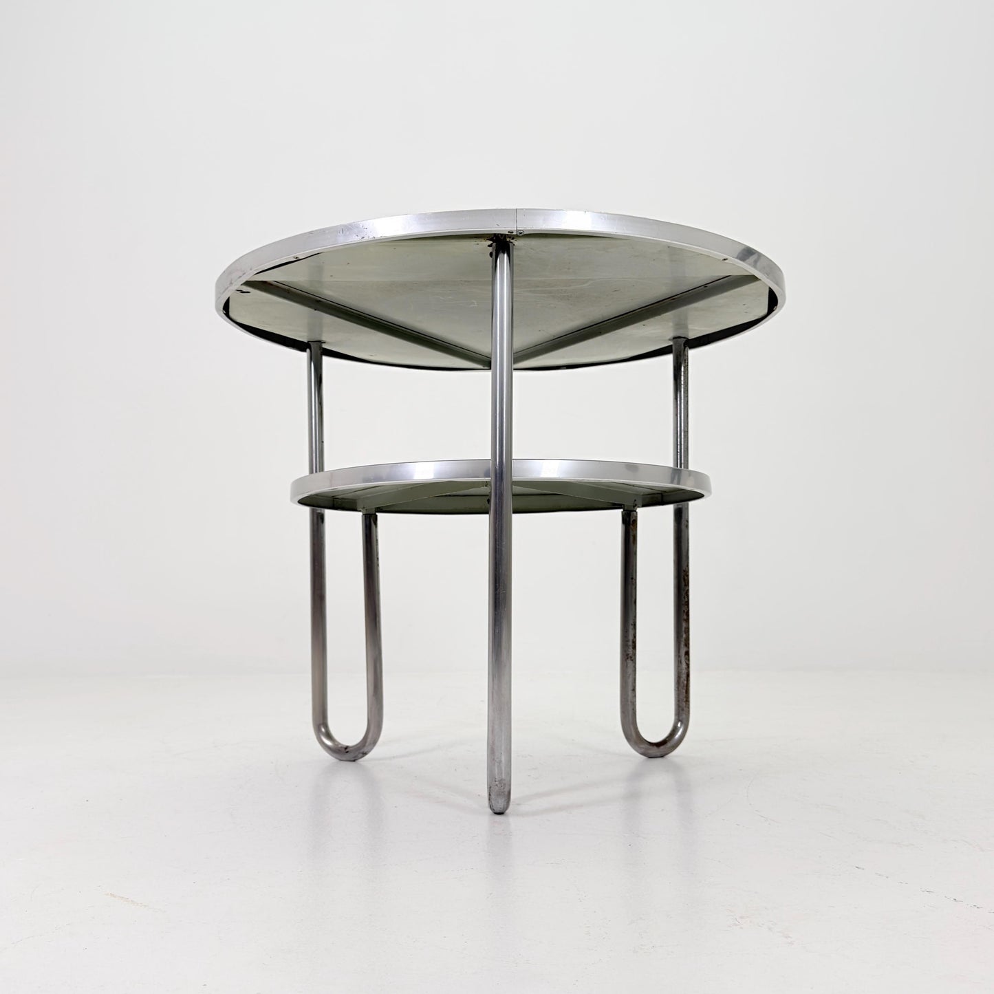Mid century Bauhaus Tubular Steel Table from Mauser Werke Waldeck, 1950s Germany