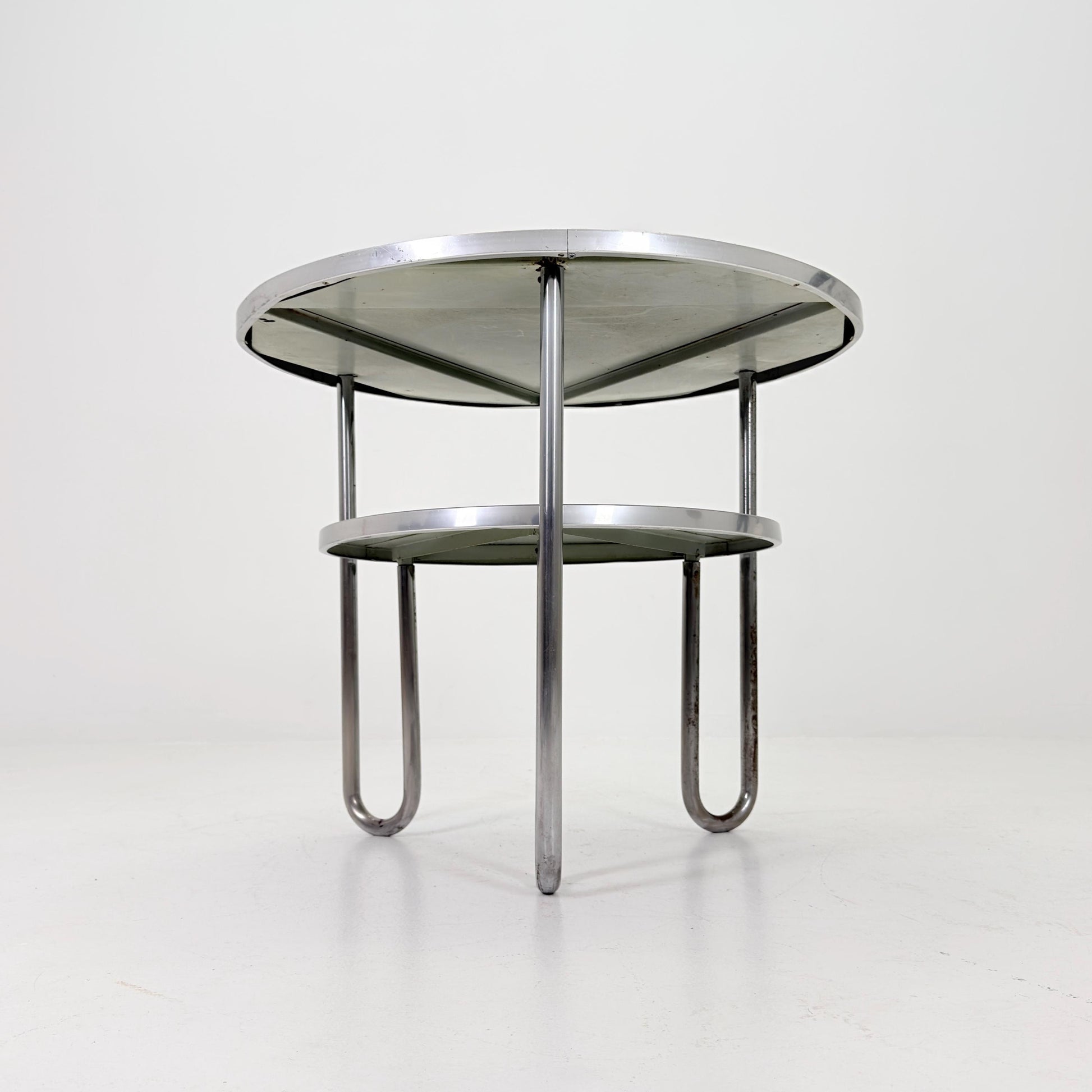 Mid century Bauhaus Tubular Steel Table from Mauser Werke Waldeck, 1950s Germany
