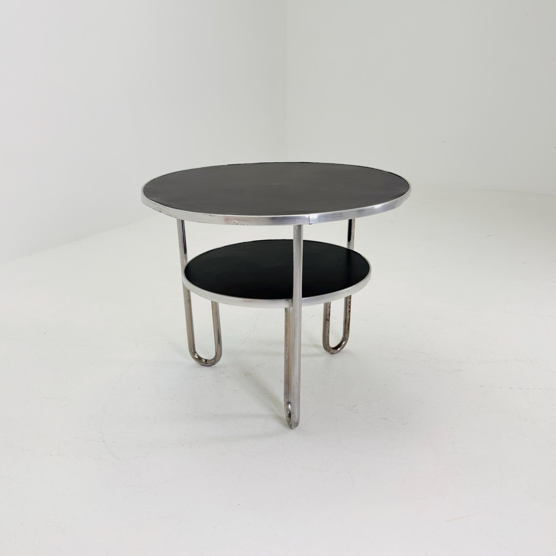 Mid century Bauhaus Tubular Steel Table from Mauser Werke Waldeck, 1950s Germany