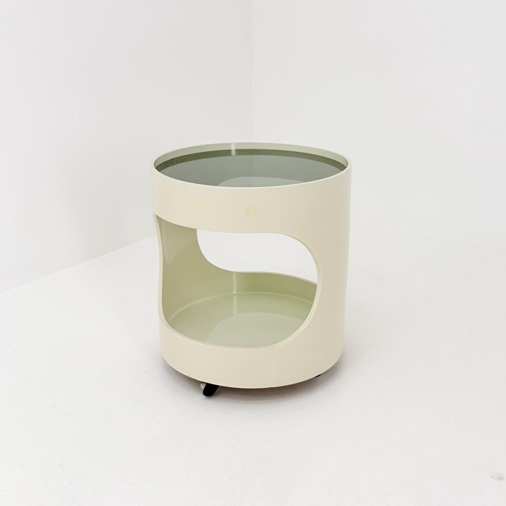 Mid-Century Space Age Side Table “Luna” by Opal Kleinmöbel Germany 1970s