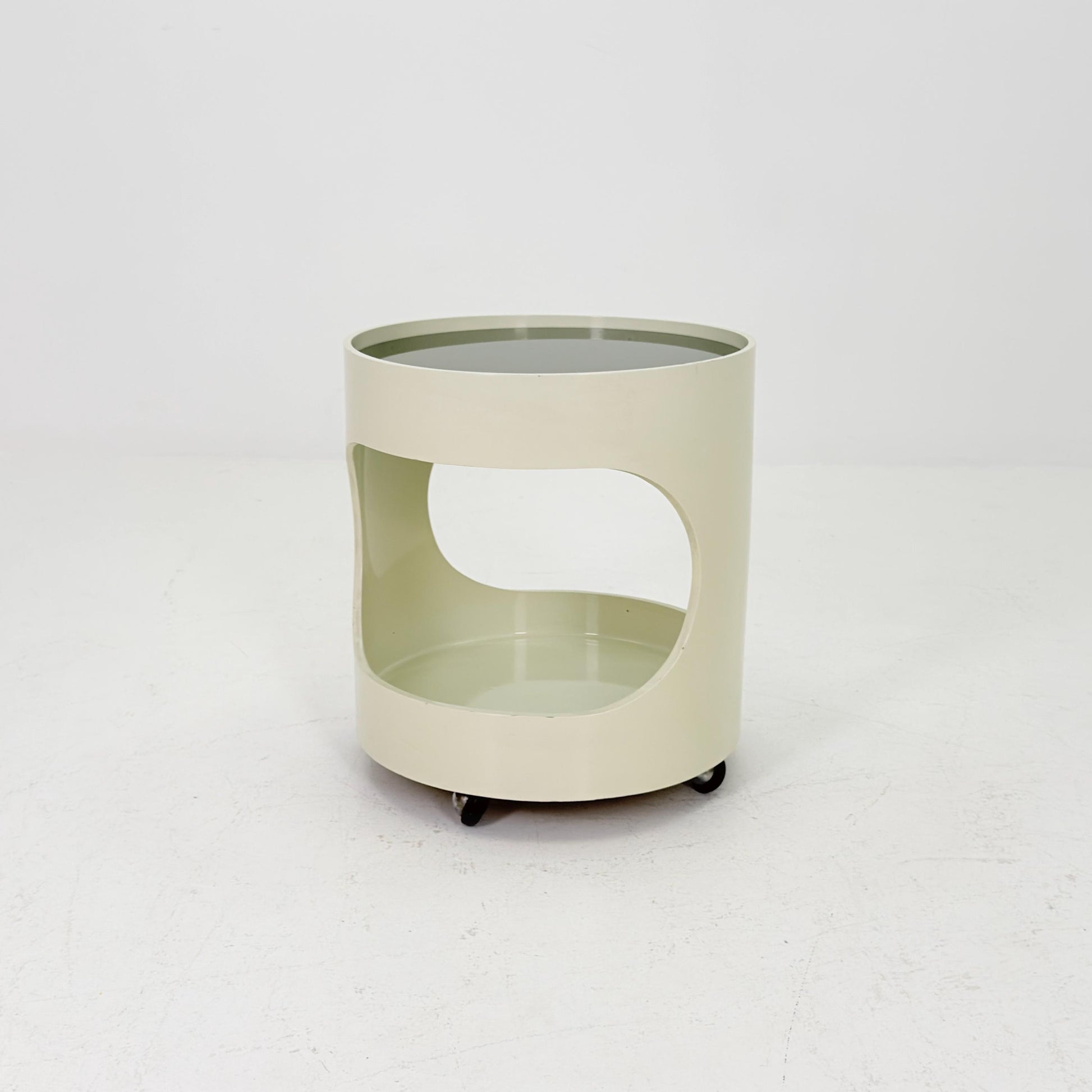 Mid-Century Space Age Side Table “Luna” by Opal Kleinmöbel Germany 1970s